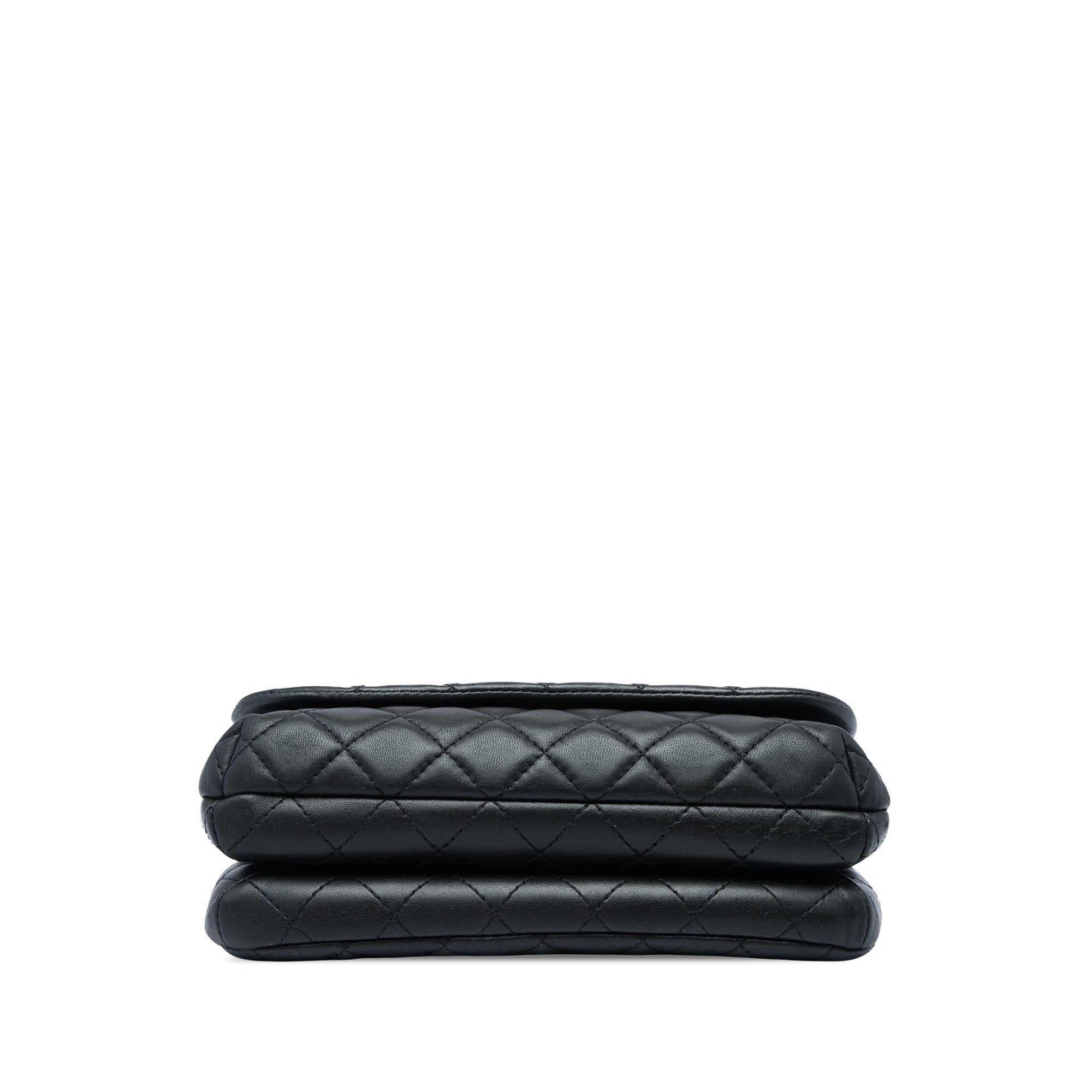 Chanel Quilted Lambskin Knock on Wood Satchel - image 3