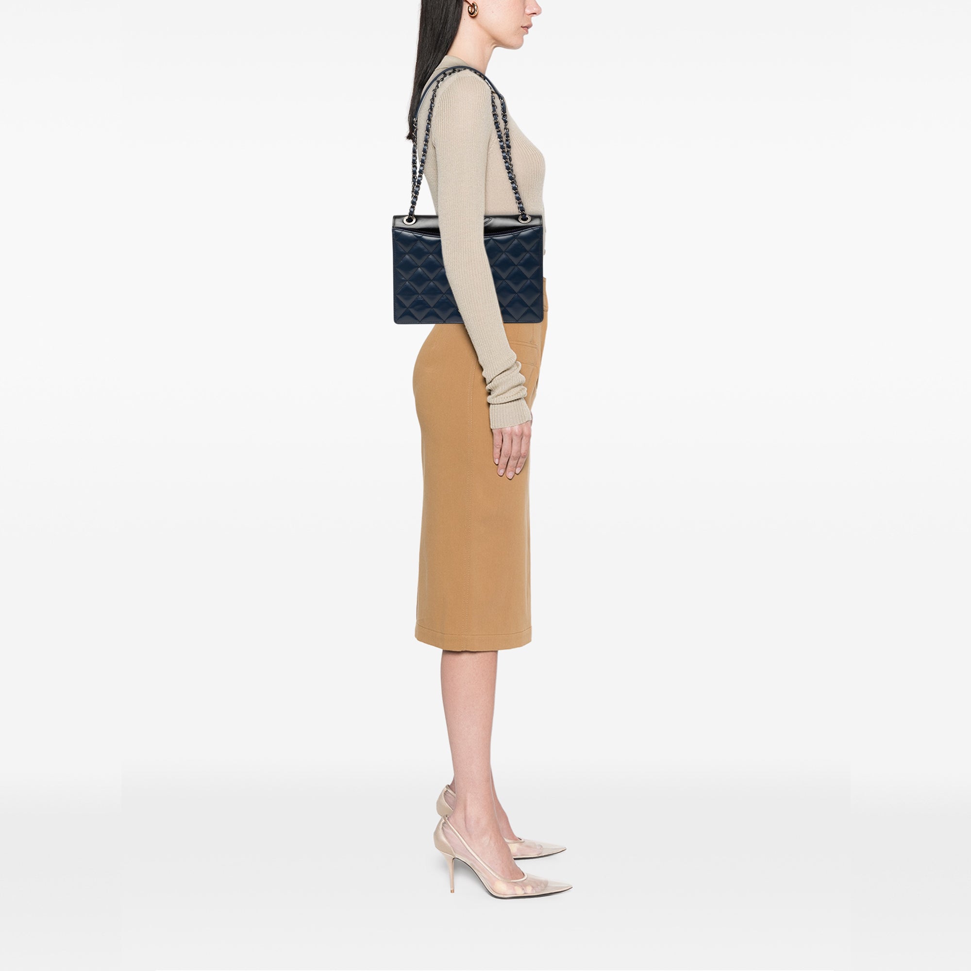Chanel Small Quilted Calfskin Ballerine Flap - image 6