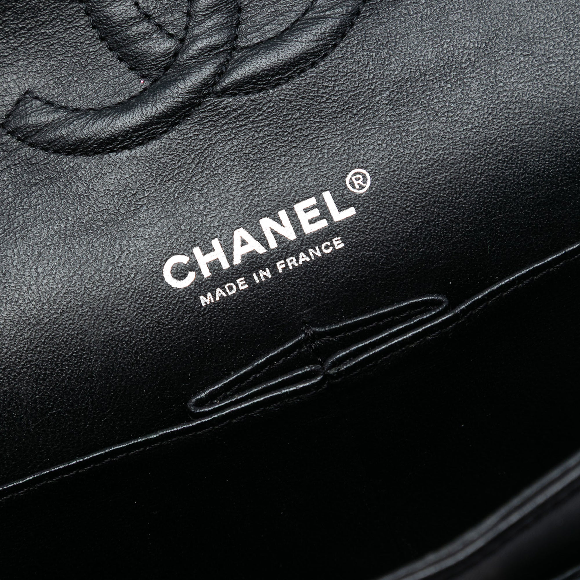 Chanel Medium Classic Satin Airline Double Flap - image 5