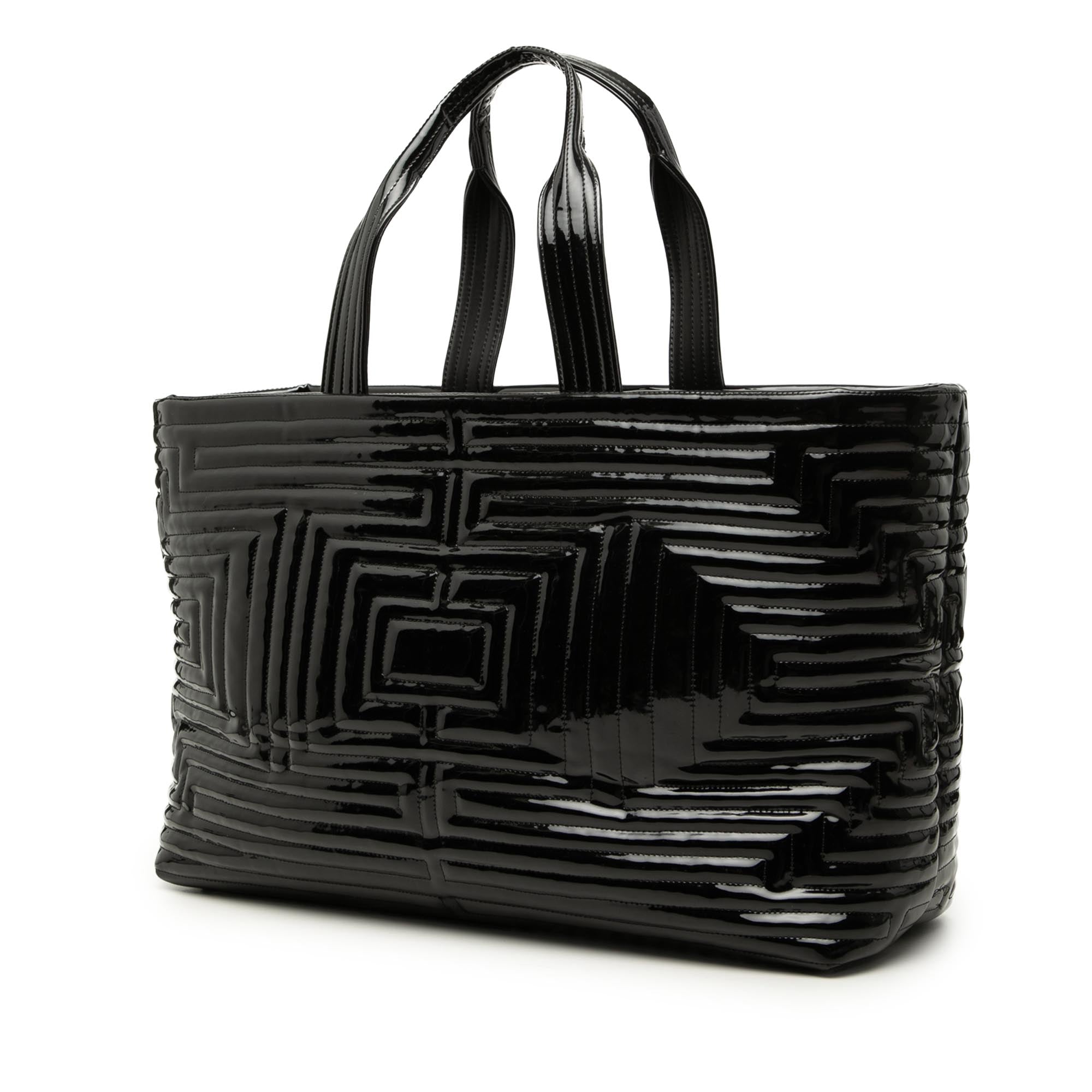 Chanel Vinyl Coco Ming Grand Shopping Tote - image 2