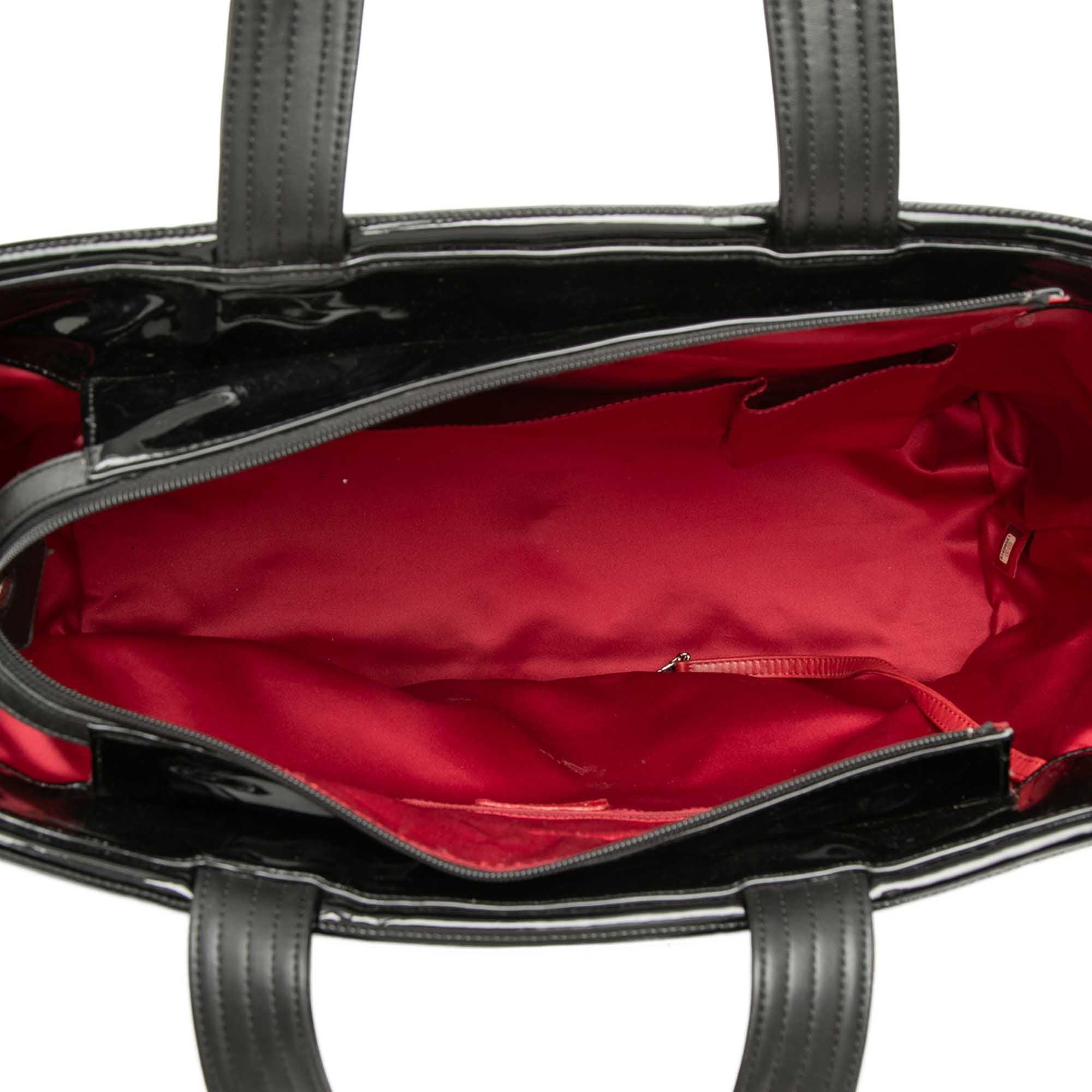 Chanel Vinyl Coco Ming Grand Shopping Tote - image 4