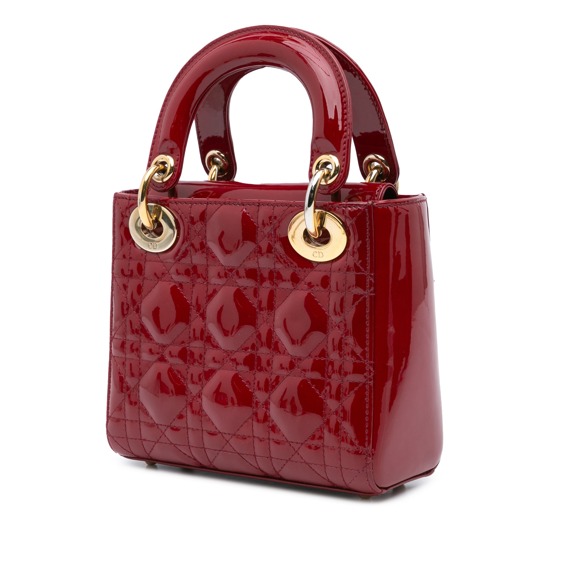 Dior Mini Patent Cannage Lady Dior - image 2