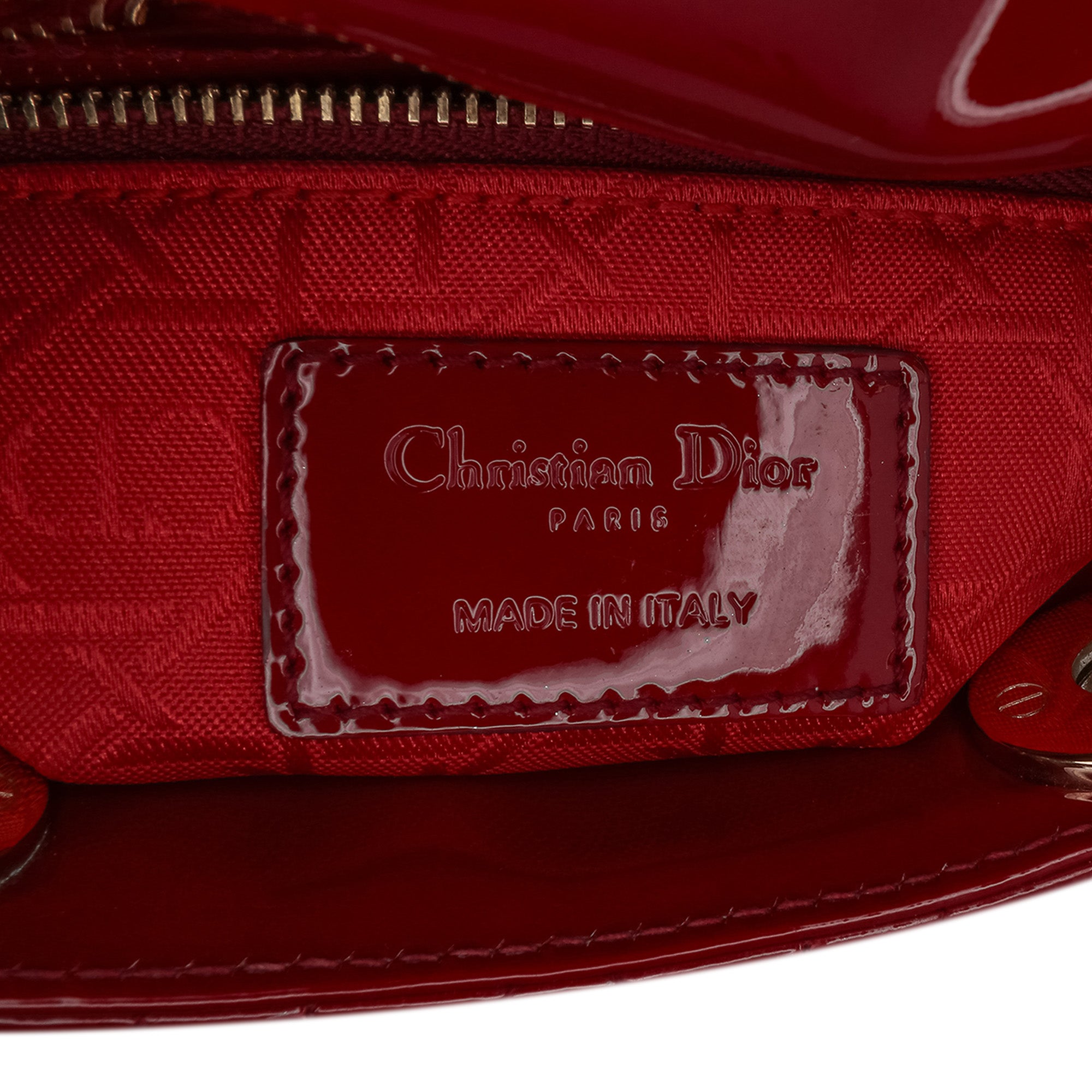 Dior Mini Patent Cannage Lady Dior - image 5