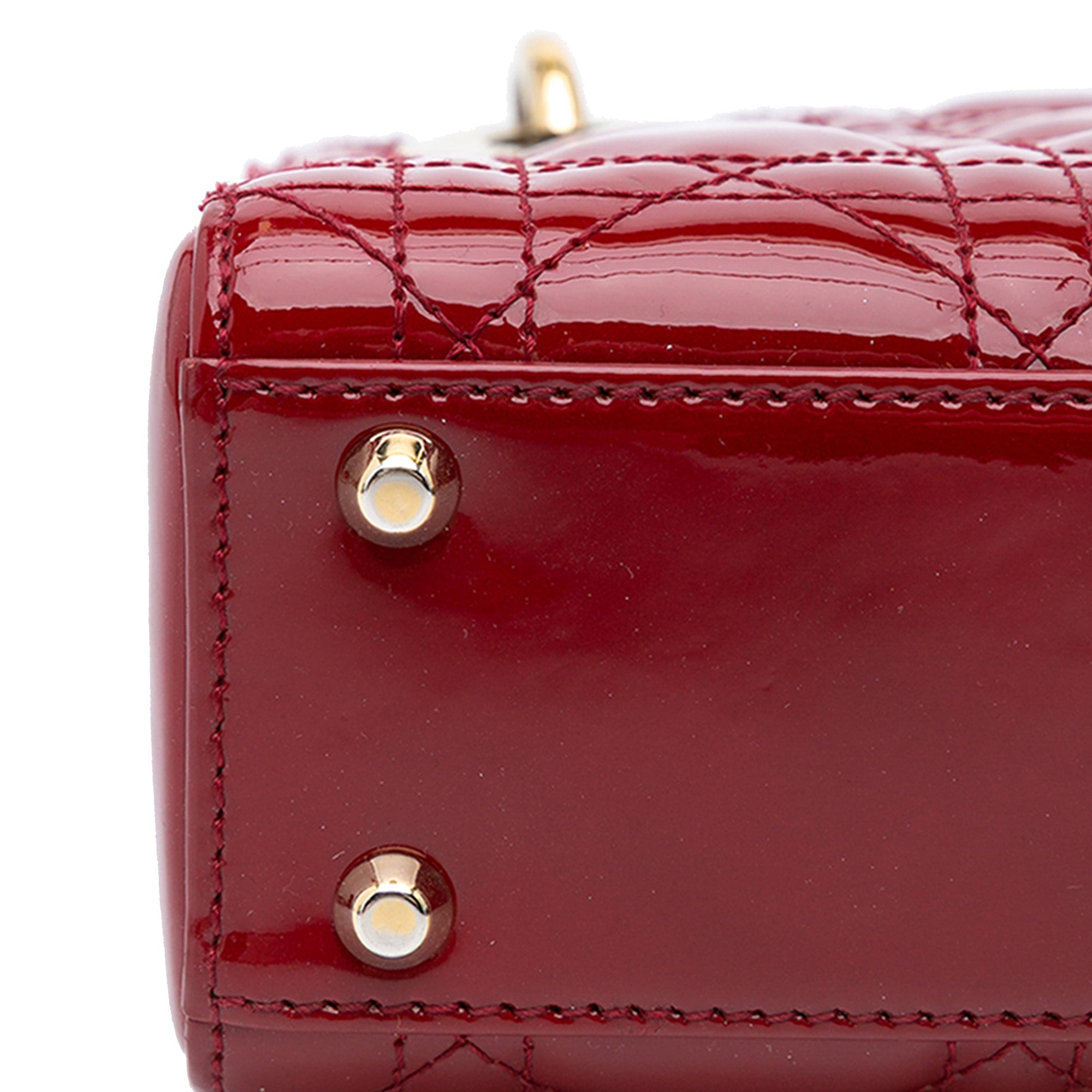 Dior Mini Patent Cannage Lady Dior - image 9