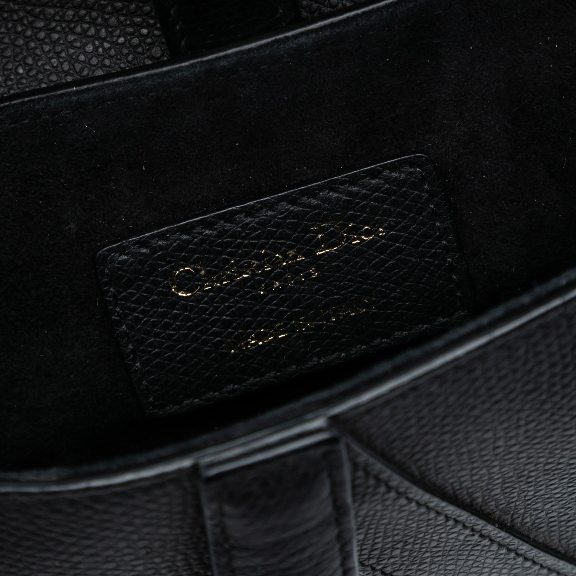 Dior Micro Goatskin Saddle Bag - image 5
