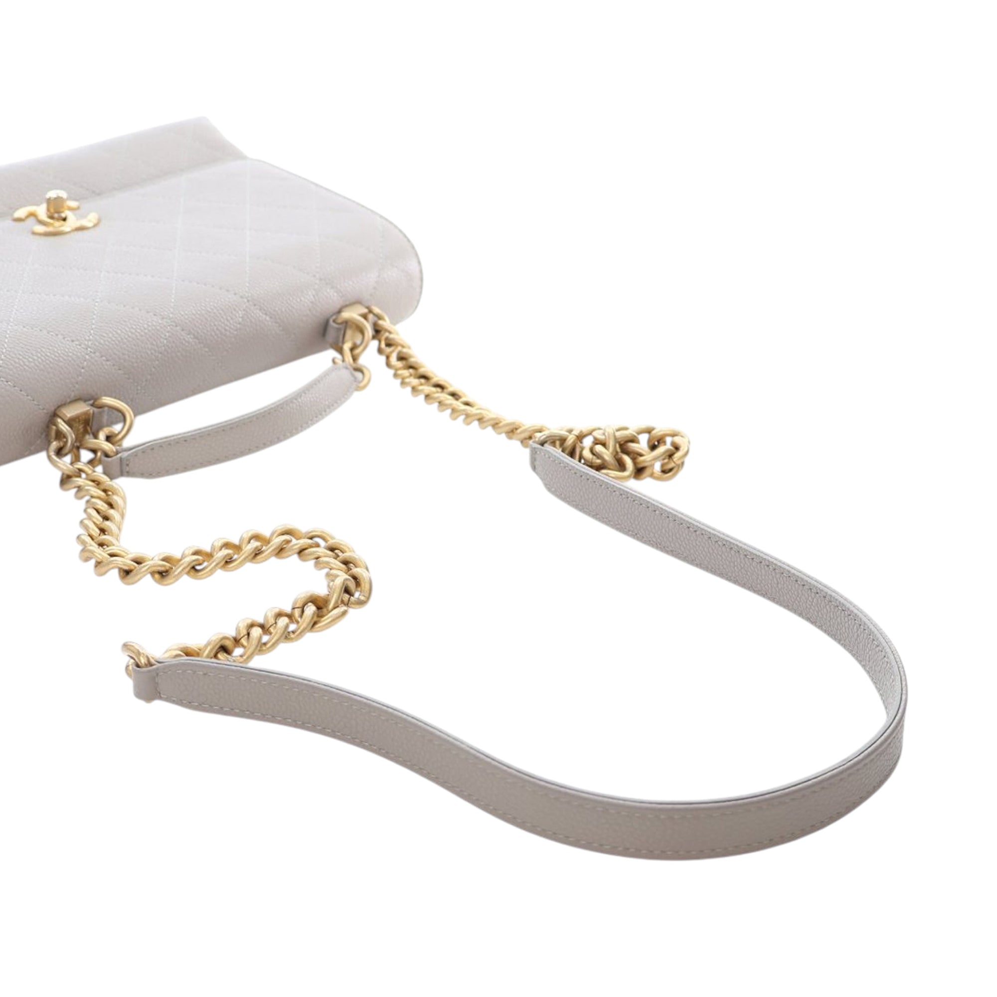 Chanel Medium Stitched Caviar Chic Affinity Top Handle Bag - image 11