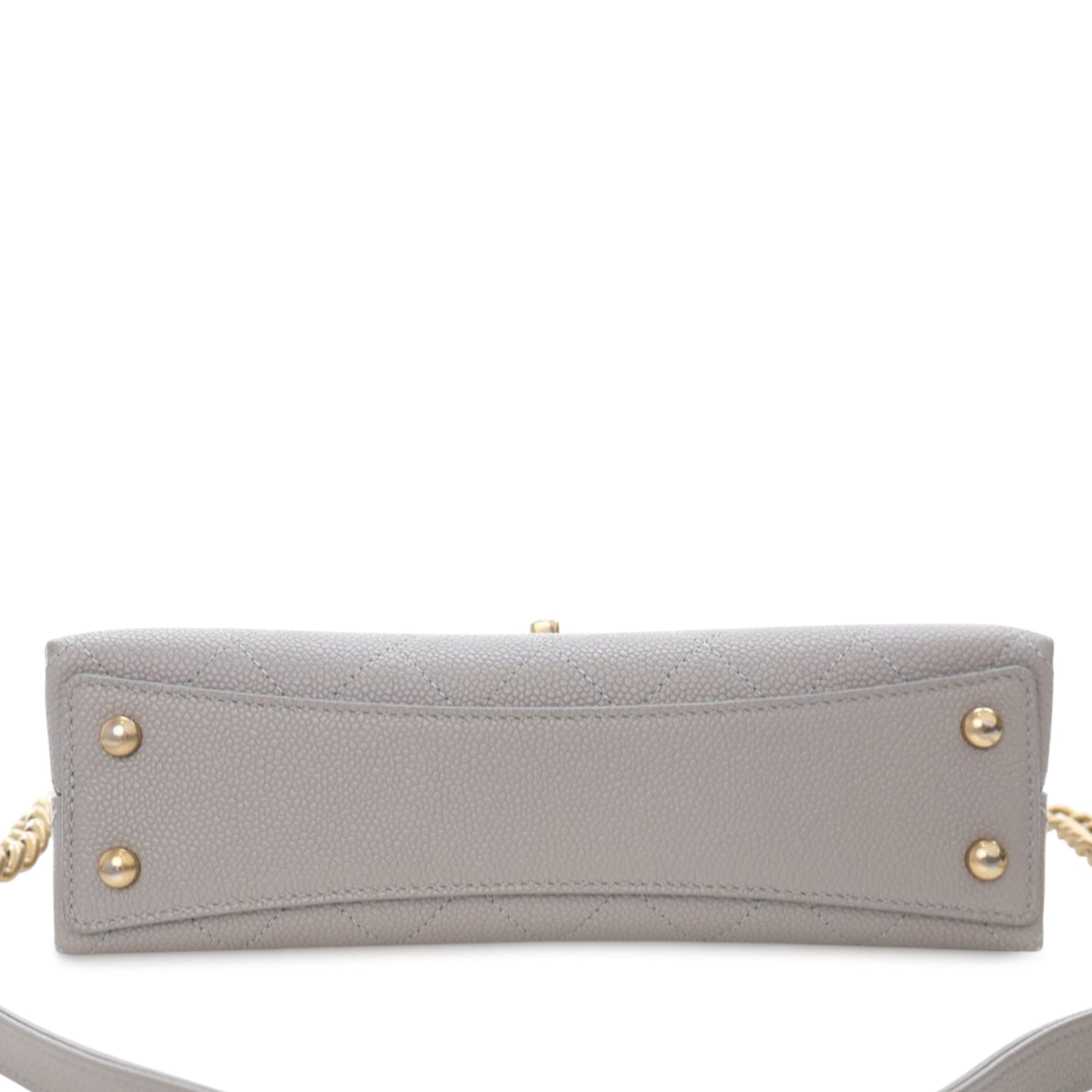 Chanel Medium Stitched Caviar Chic Affinity Top Handle Bag - image 4