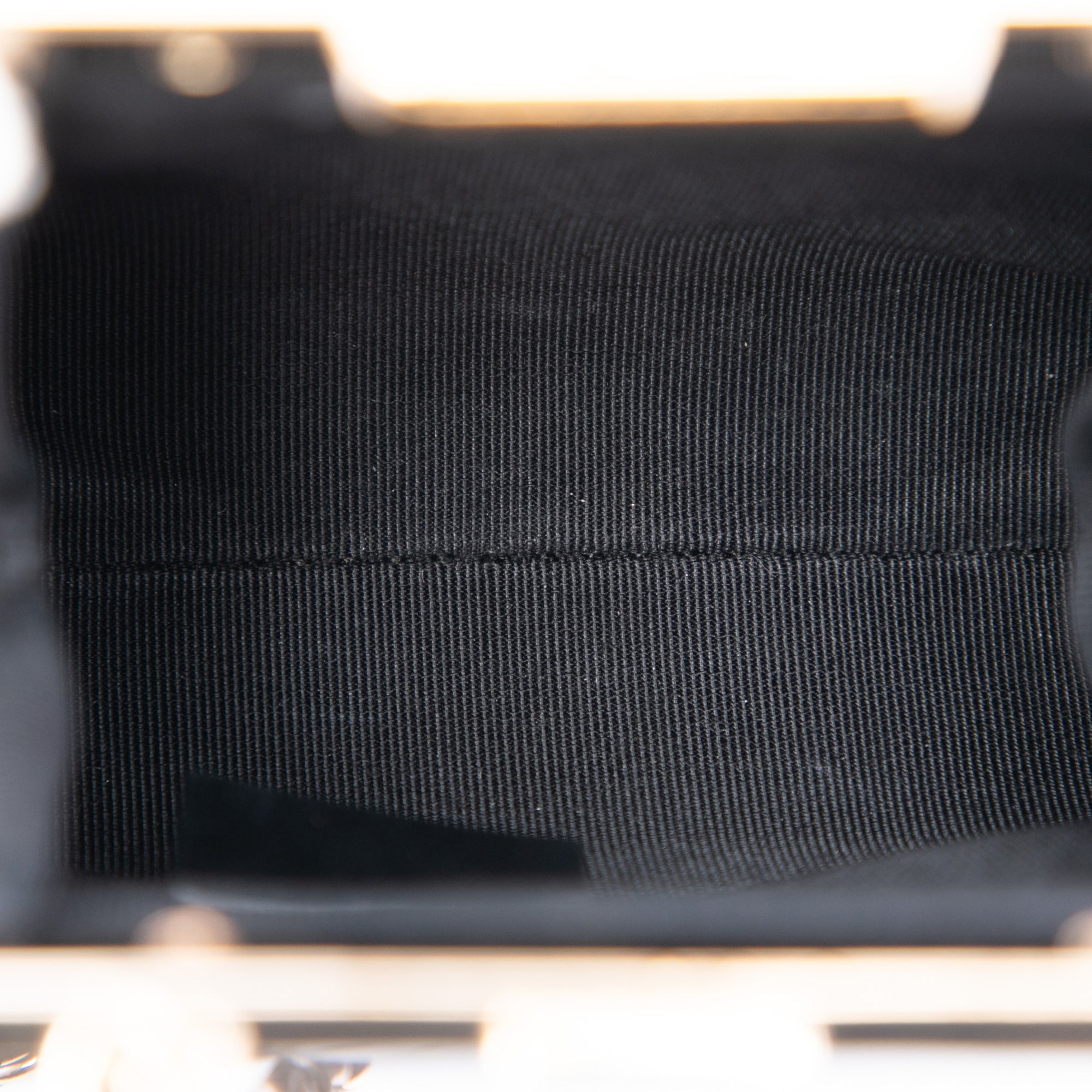 Chanel Quilted Aged Lambskin Kiss Lock Clutch with Chain - image 4