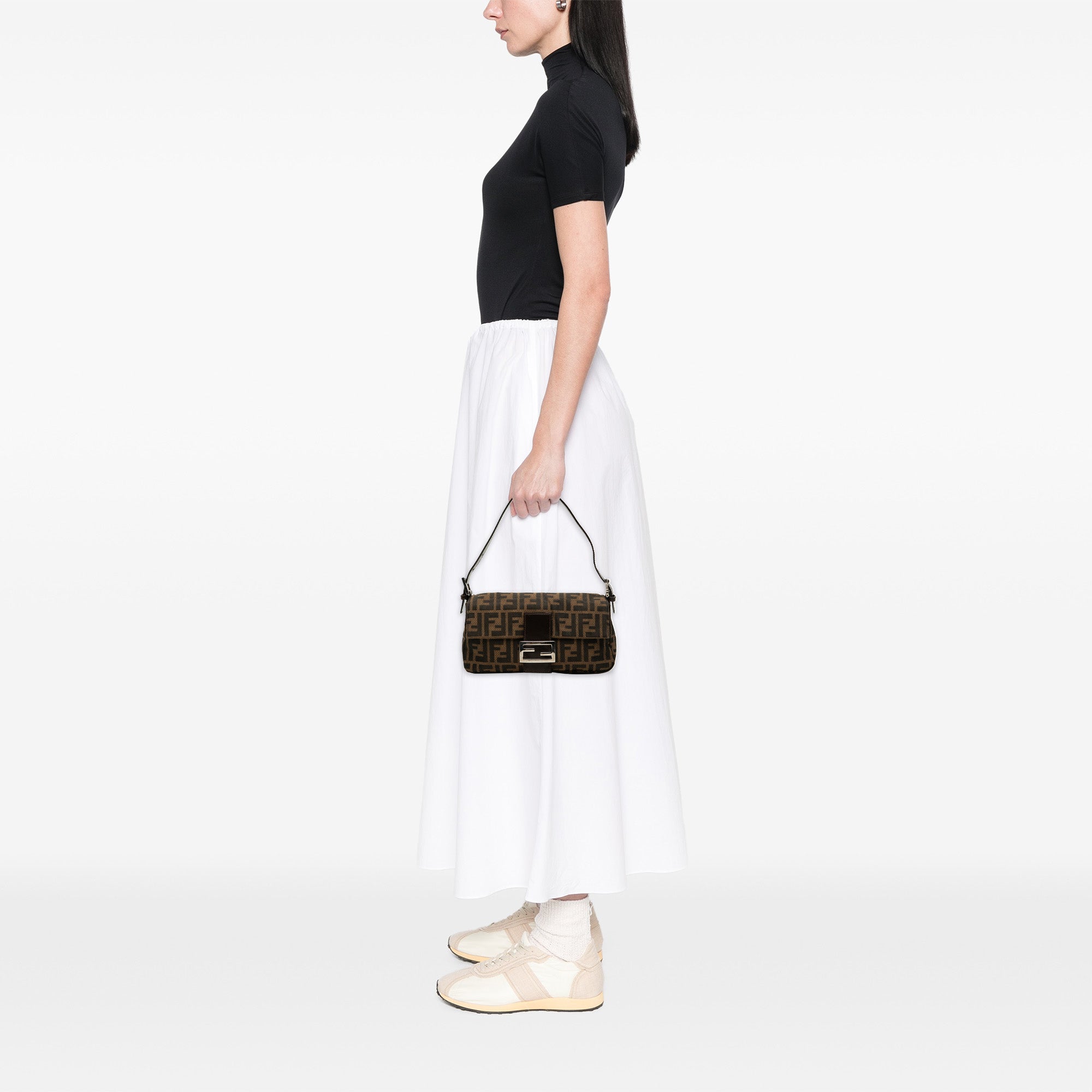 Fendi Zucca Canvas Baguette - image 6