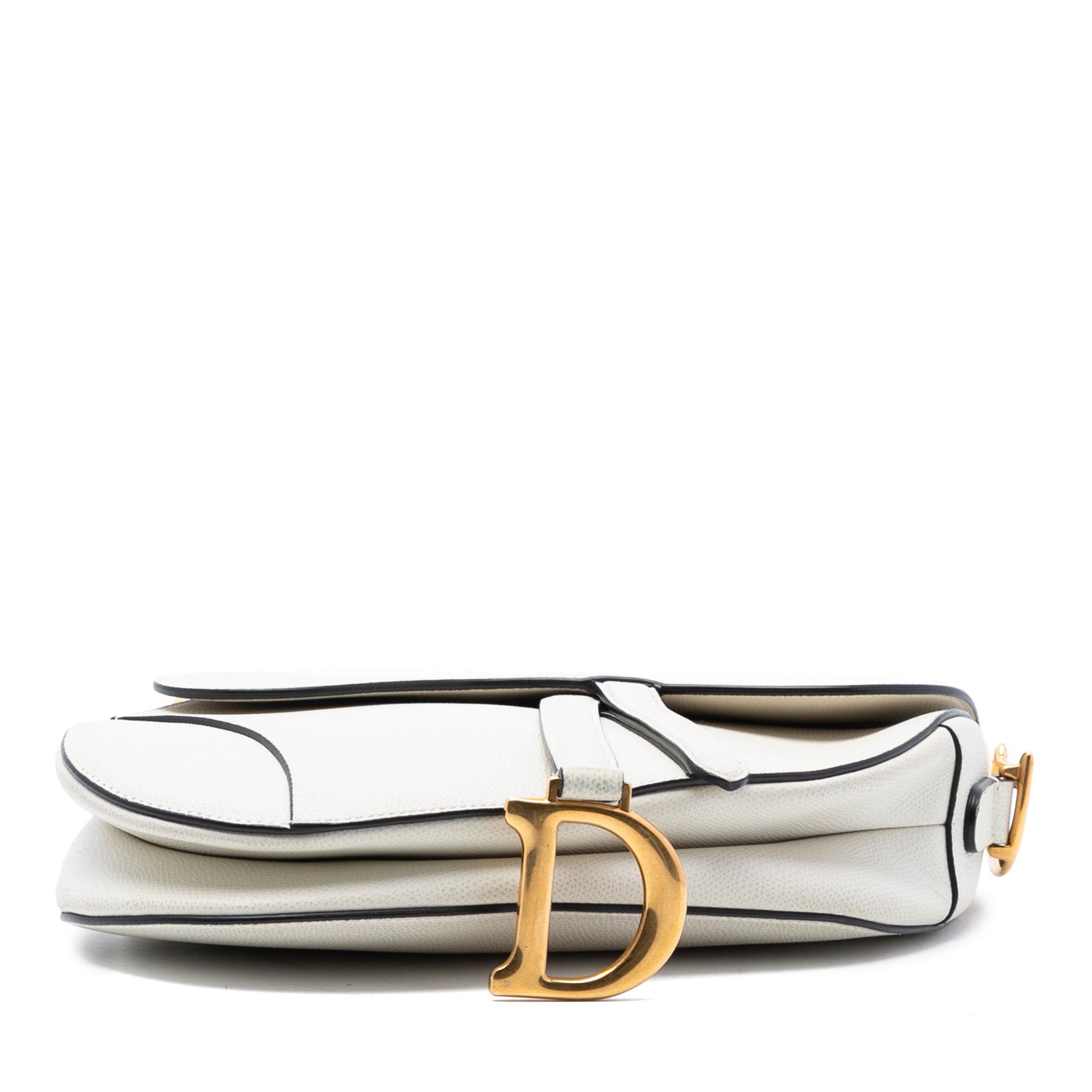 Dior Grained Calfskin Saddle Bag - image 3
