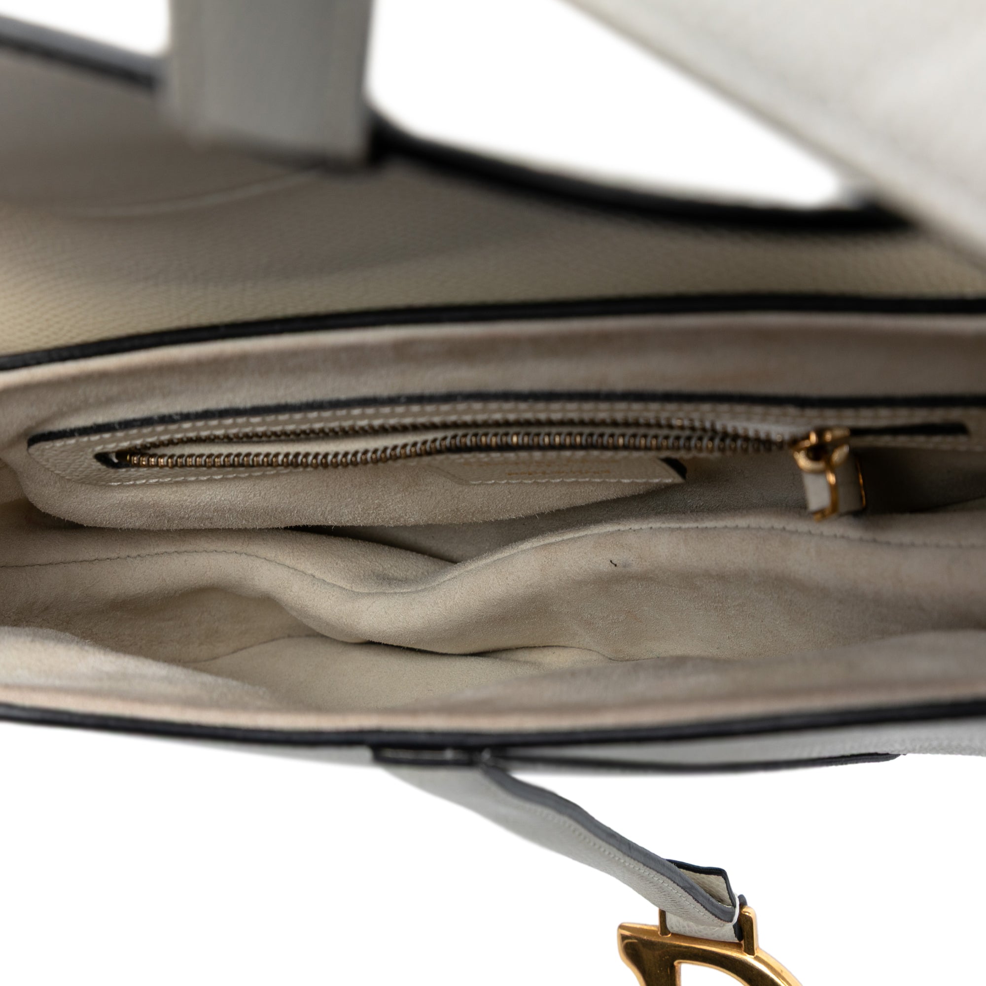 Dior Grained Calfskin Saddle Bag - image 4