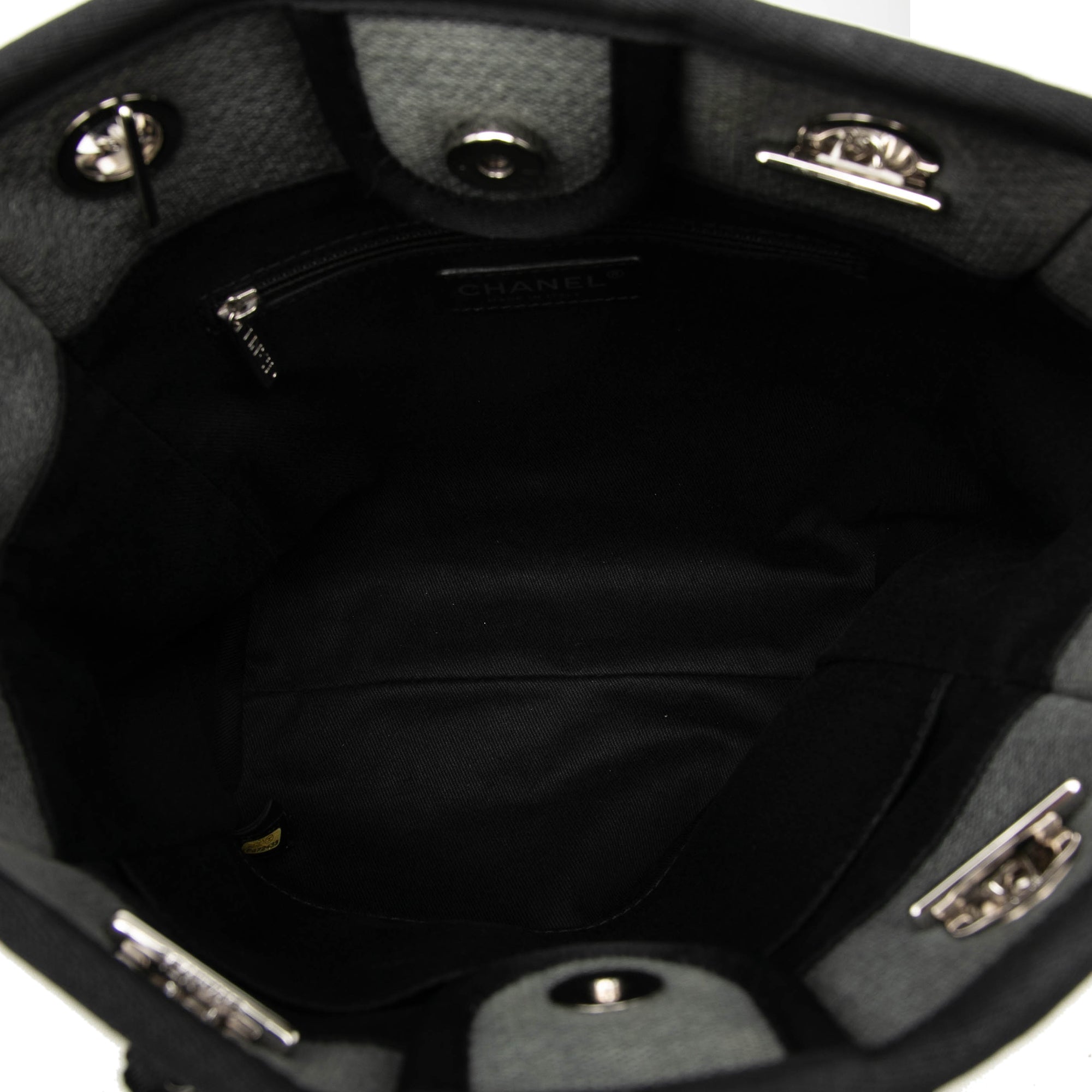 Chanel Mini Canvas Deauville Tote - image 4