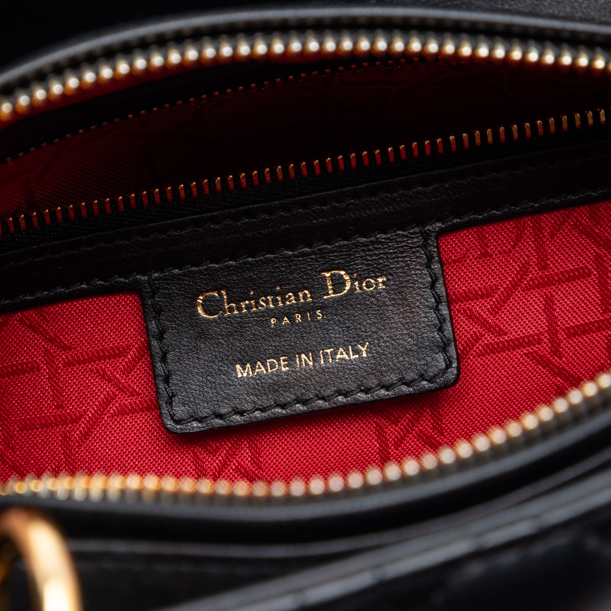 Dior Medium Lambskin Cannage Lady Dior - image 5
