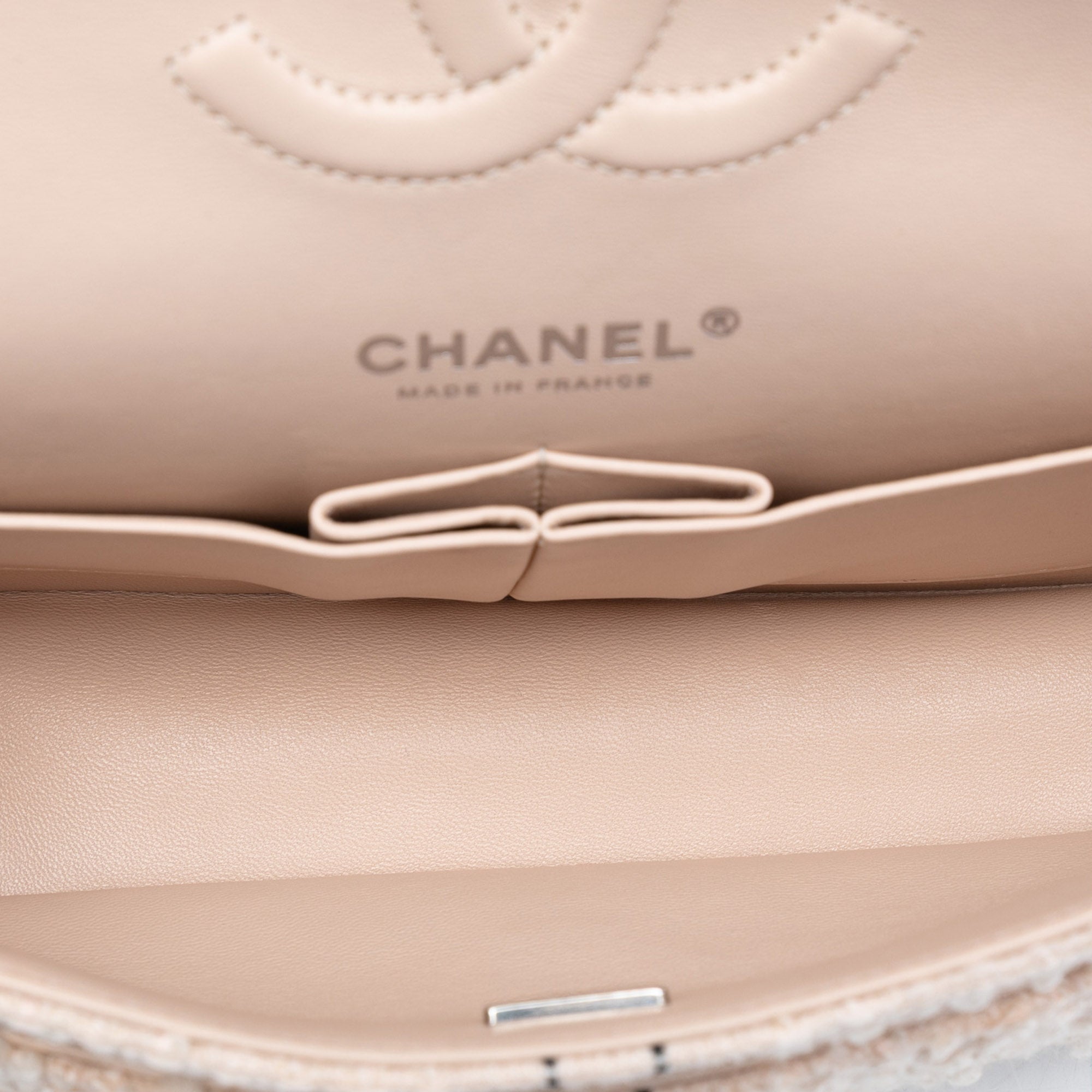 Chanel Medium Classic Tweed Double Flap - image 4