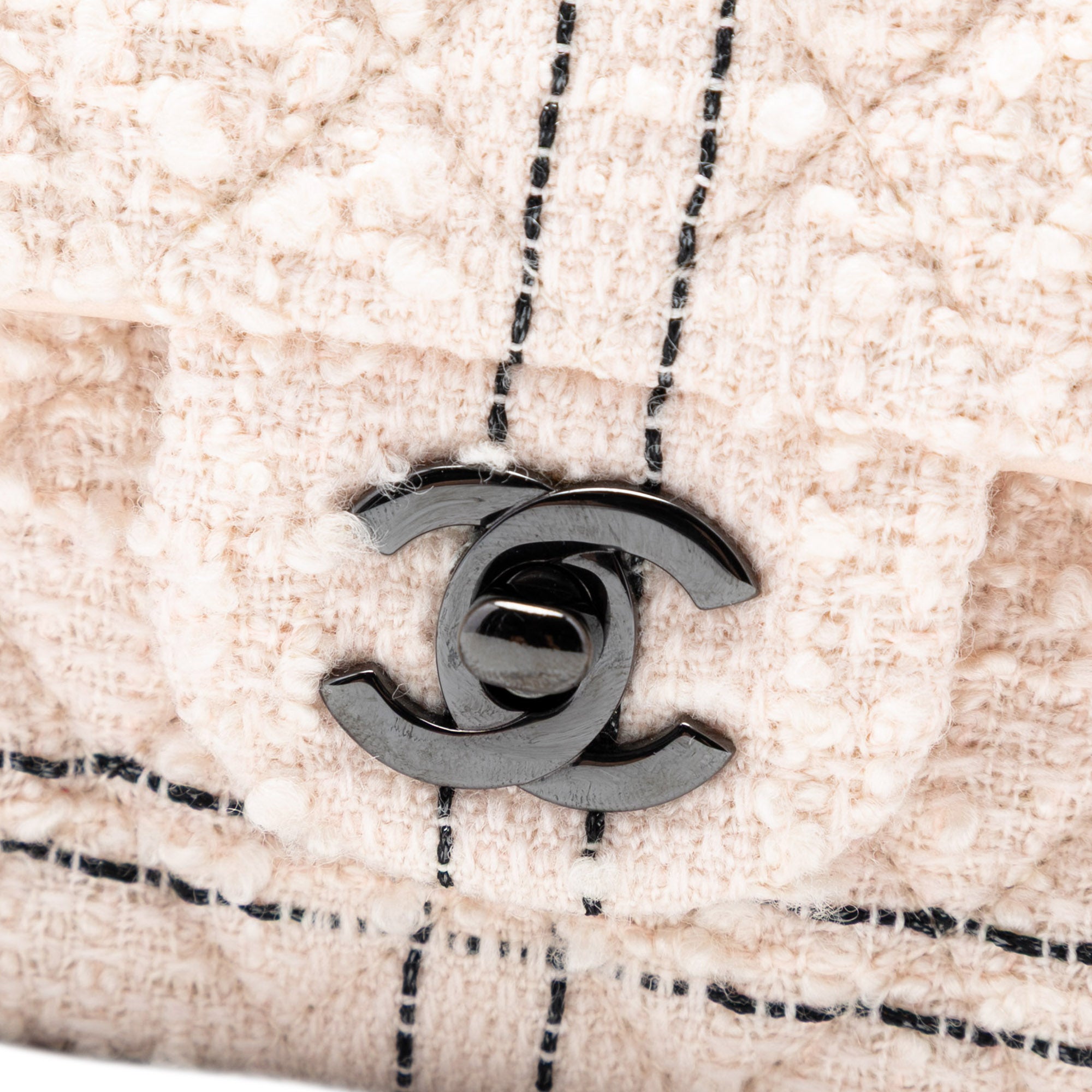 Chanel Medium Classic Tweed Double Flap - image 5