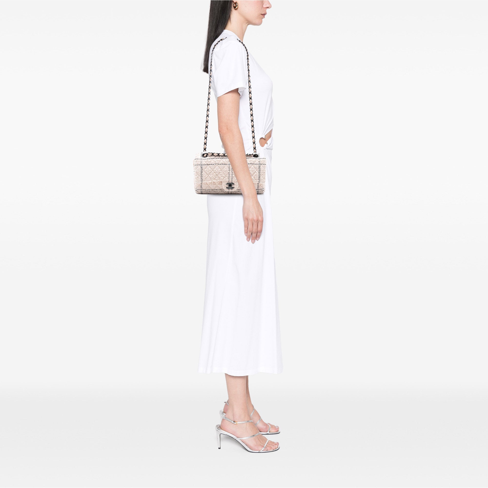 Chanel Medium Classic Tweed Double Flap - image 7