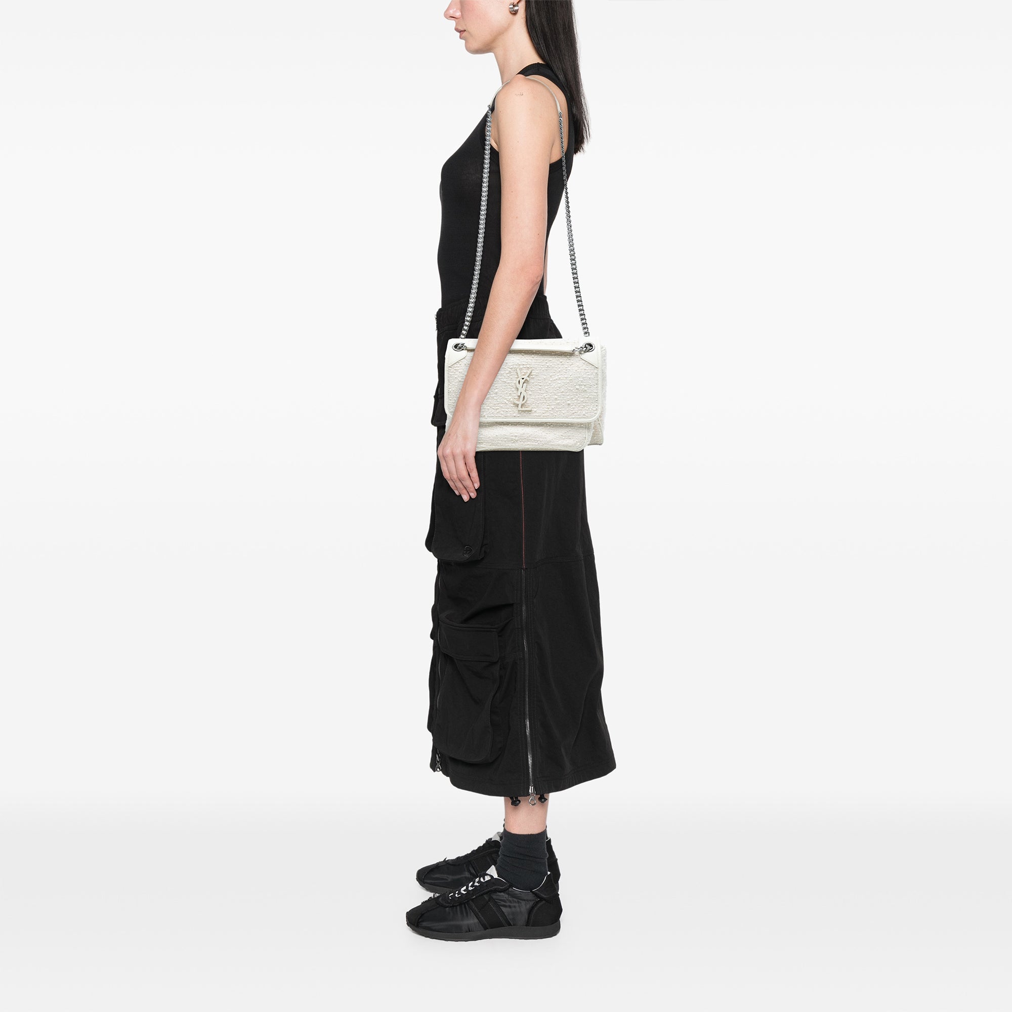 Saint Laurent Medium Tweed Niki - image 7