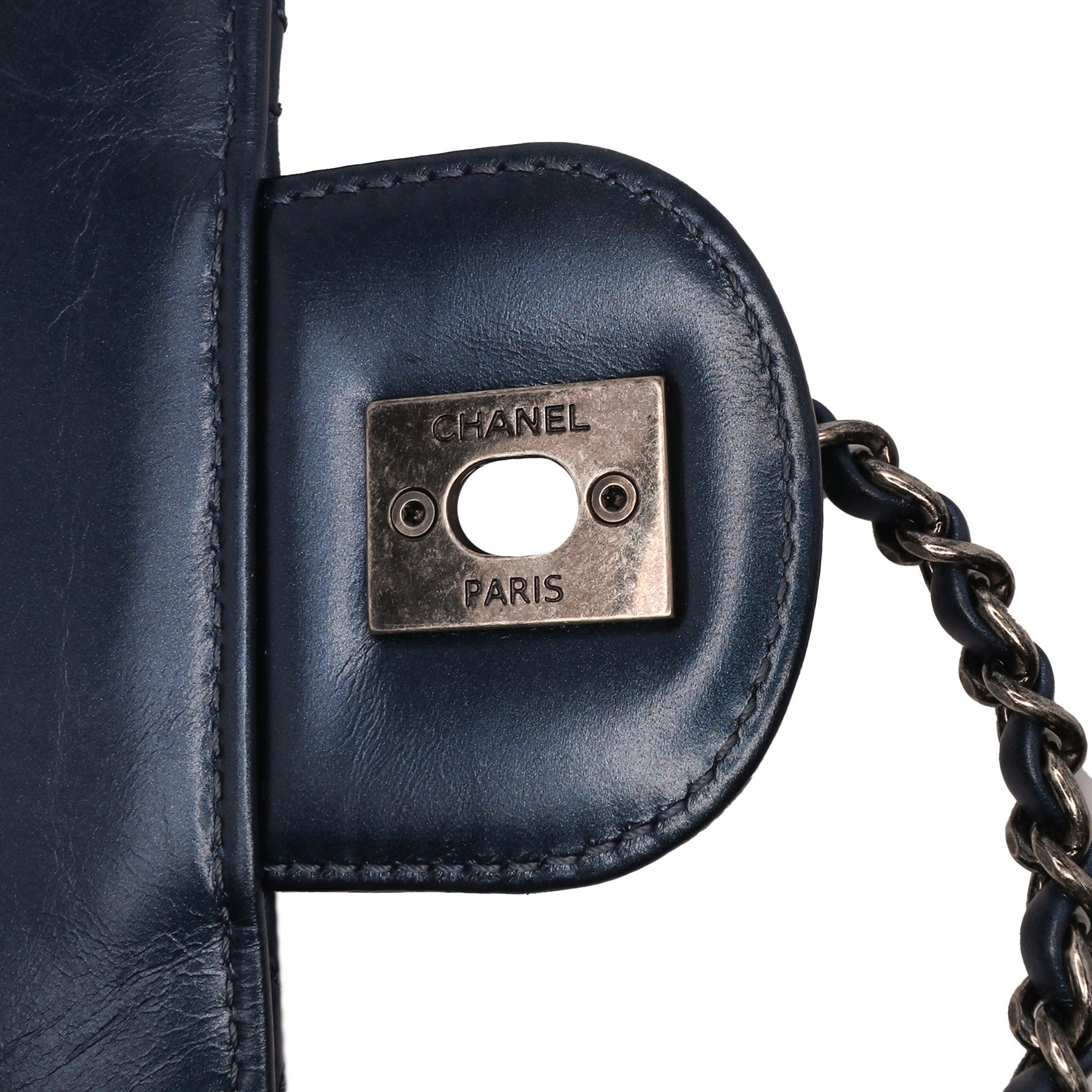 Chanel Quilted Glazed Calfskin Coco Pleats Flap - image 6
