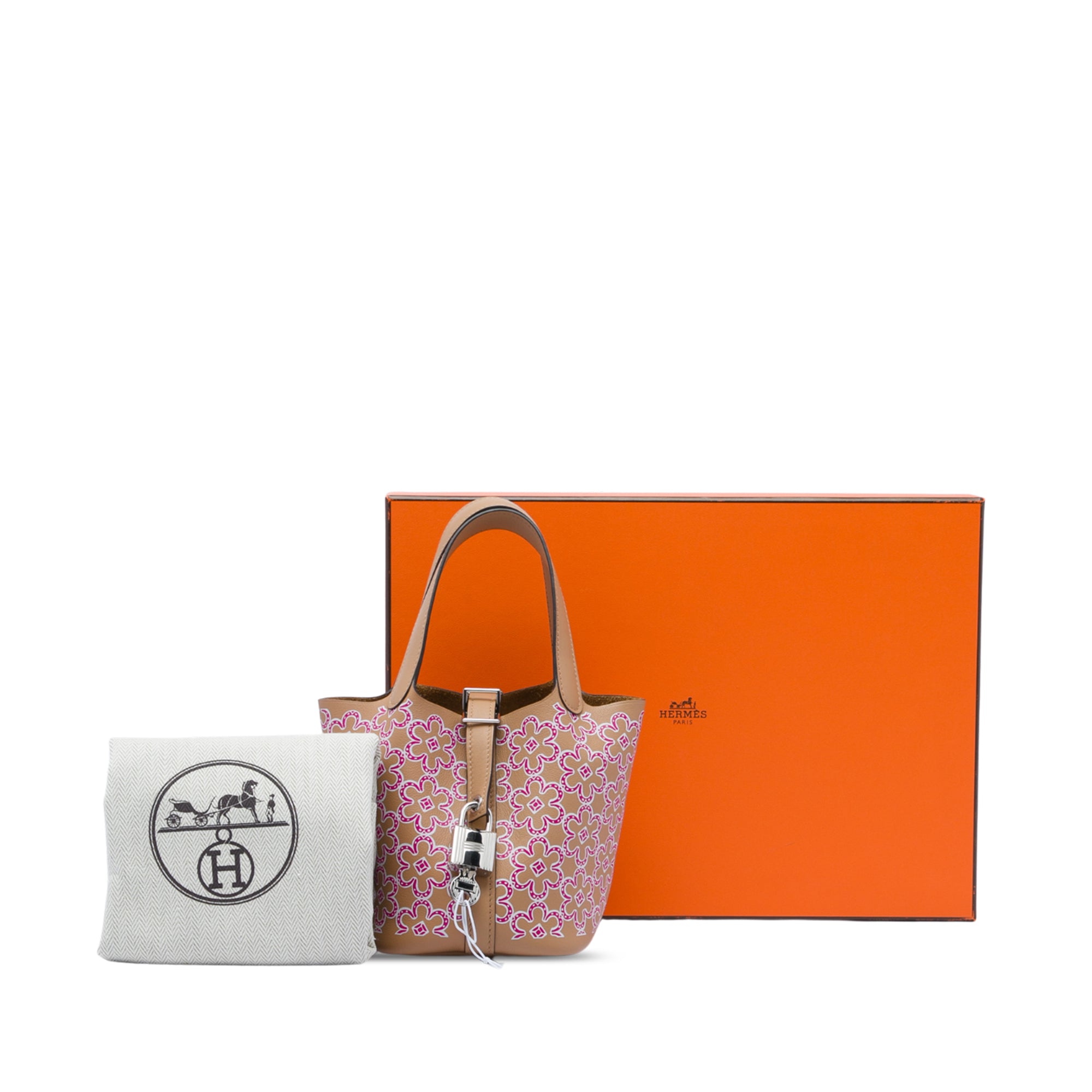 Hermès Micro Swift Lucky Daisy Picotin Lock 14 - image 6