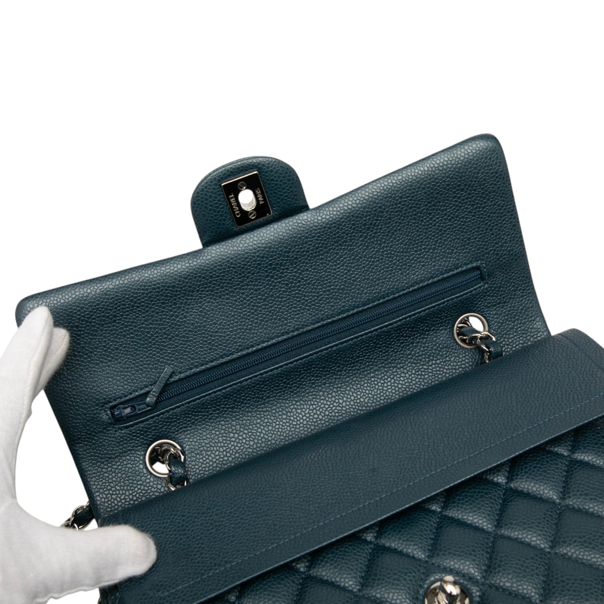 Chanel Medium Classic Caviar Double Flap - image 8