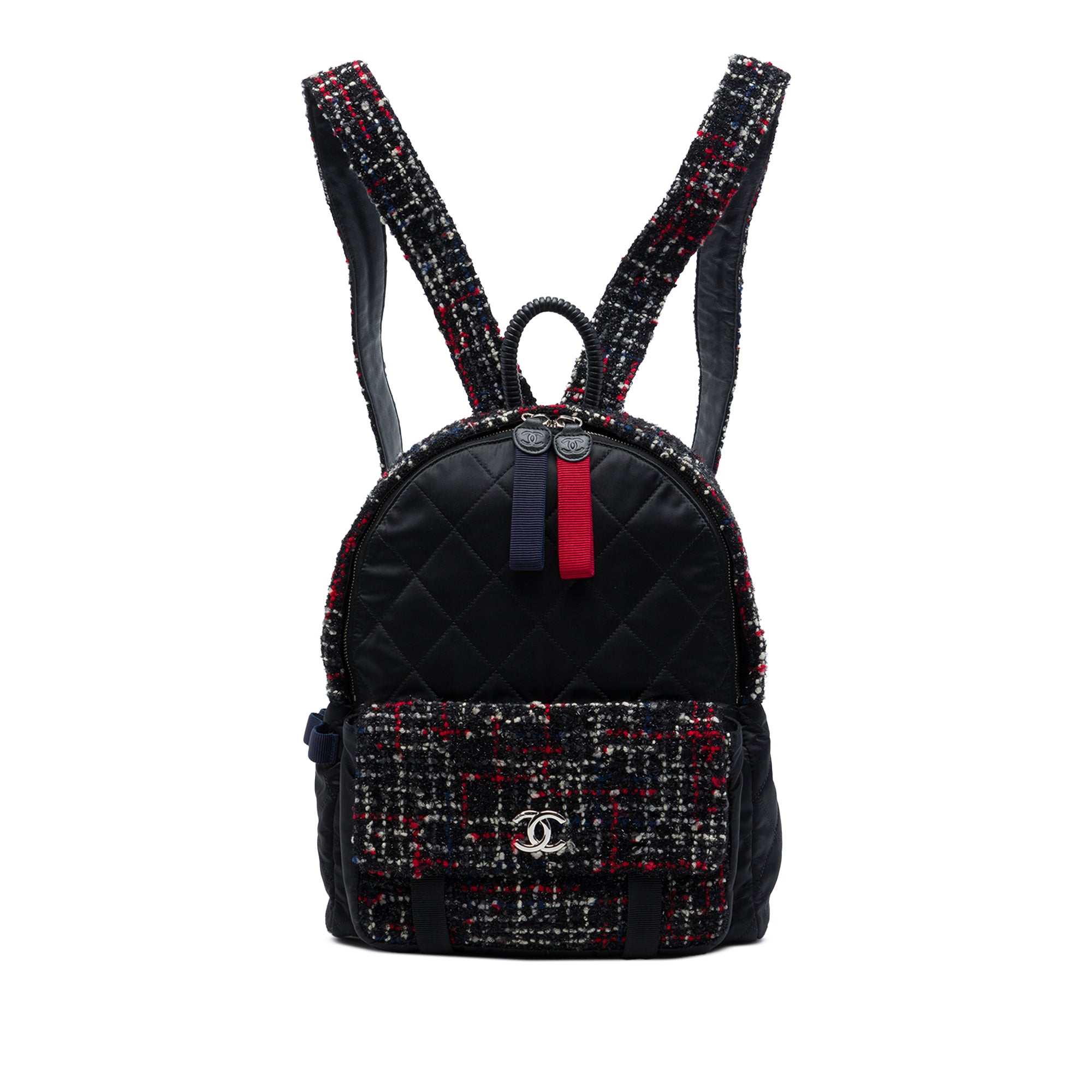 Chanel Quilted Nylon and Tweed Astronaut Essentials Backpack - image 1