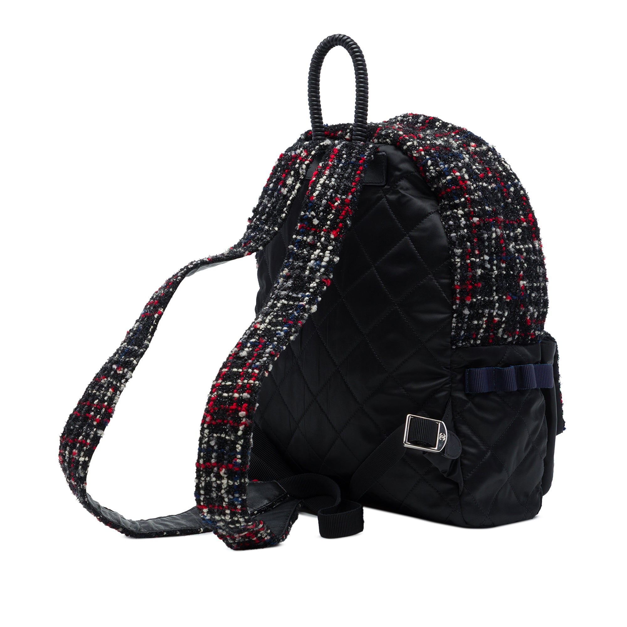 Chanel Quilted Nylon and Tweed Astronaut Essentials Backpack - image 2