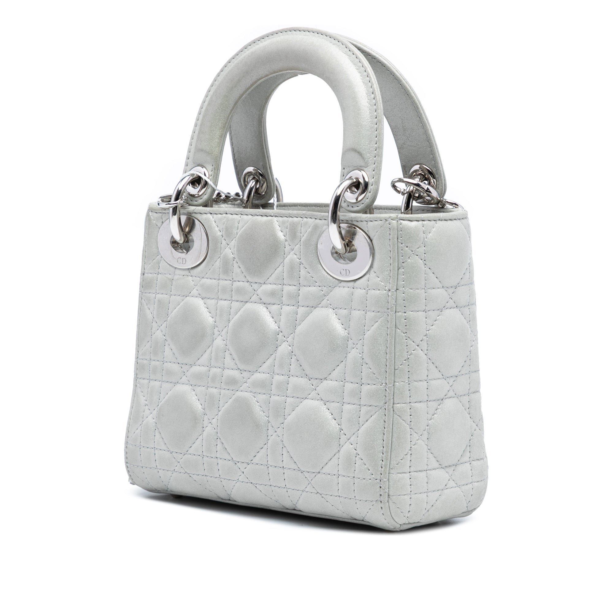 Dior Mini Iridescent Lambskin Cannage Lady Dior - image 2