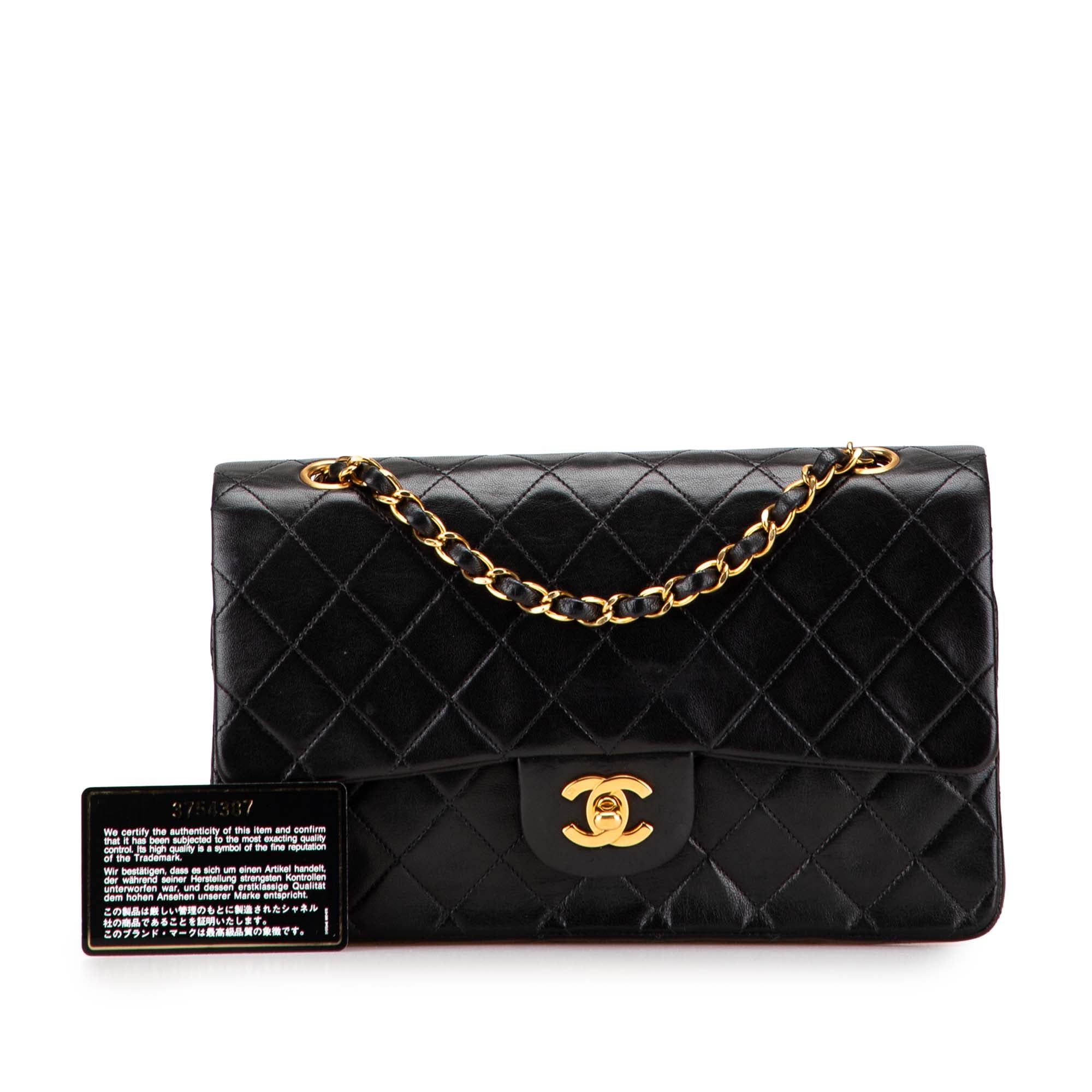 Chanel Medium Classic Lambskin Double Flap - image 10
