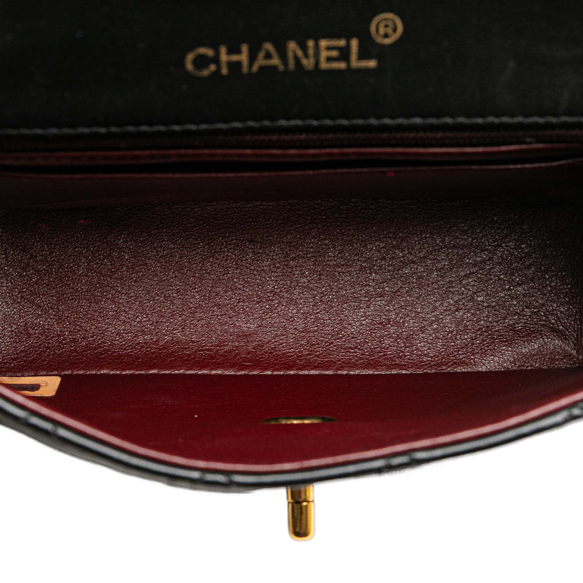 Chanel Mini Square Classic Lambskin Single Flap - image 4