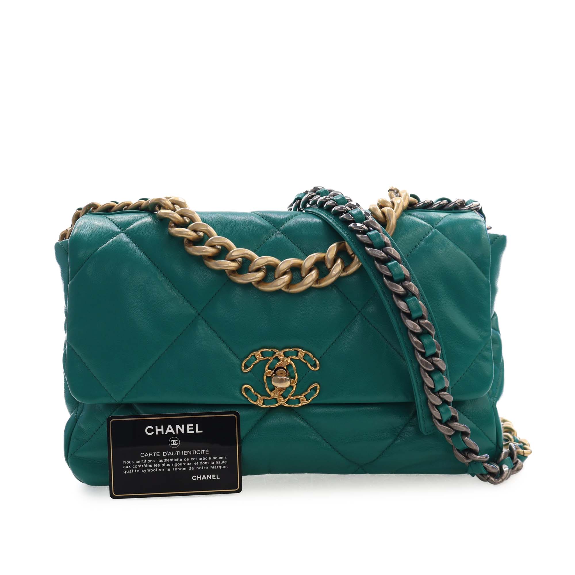 Chanel Large Lambskin 19 Flap - image 15