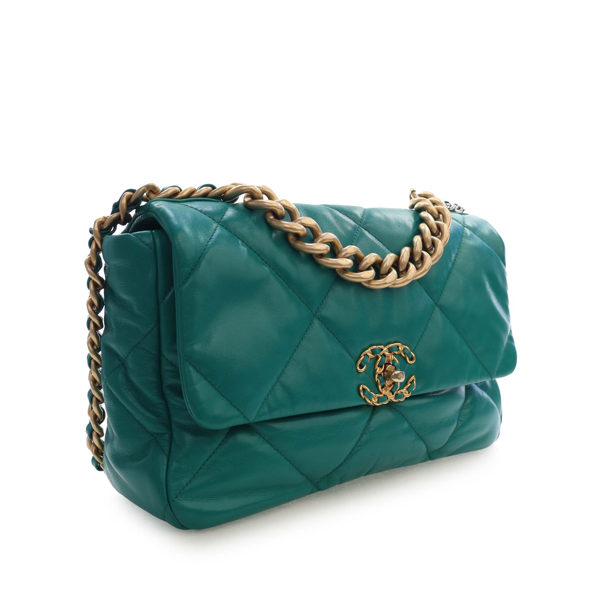Chanel Large Lambskin 19 Flap - image 3