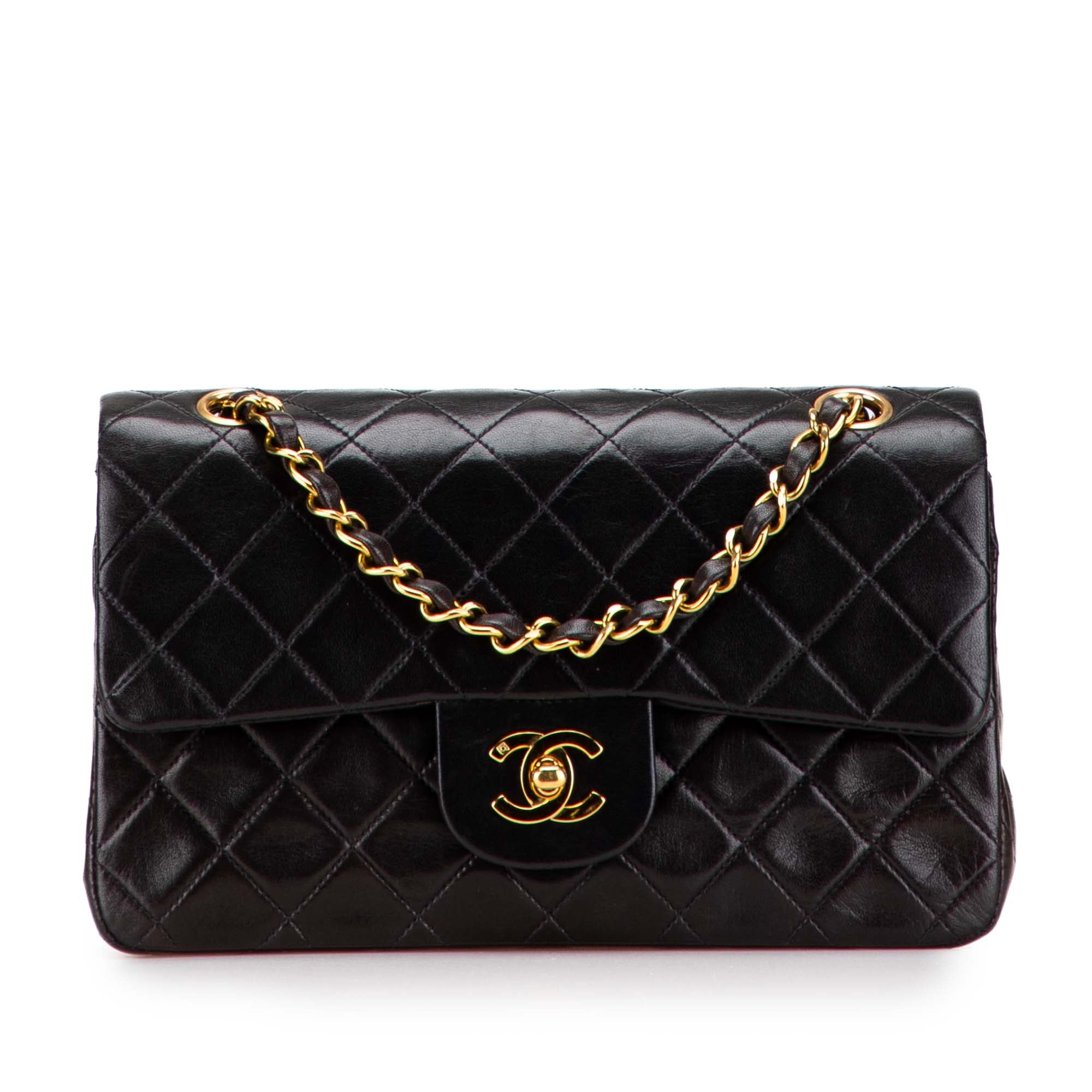 Chanel Small Classic Lambskin Double Flap - image 1