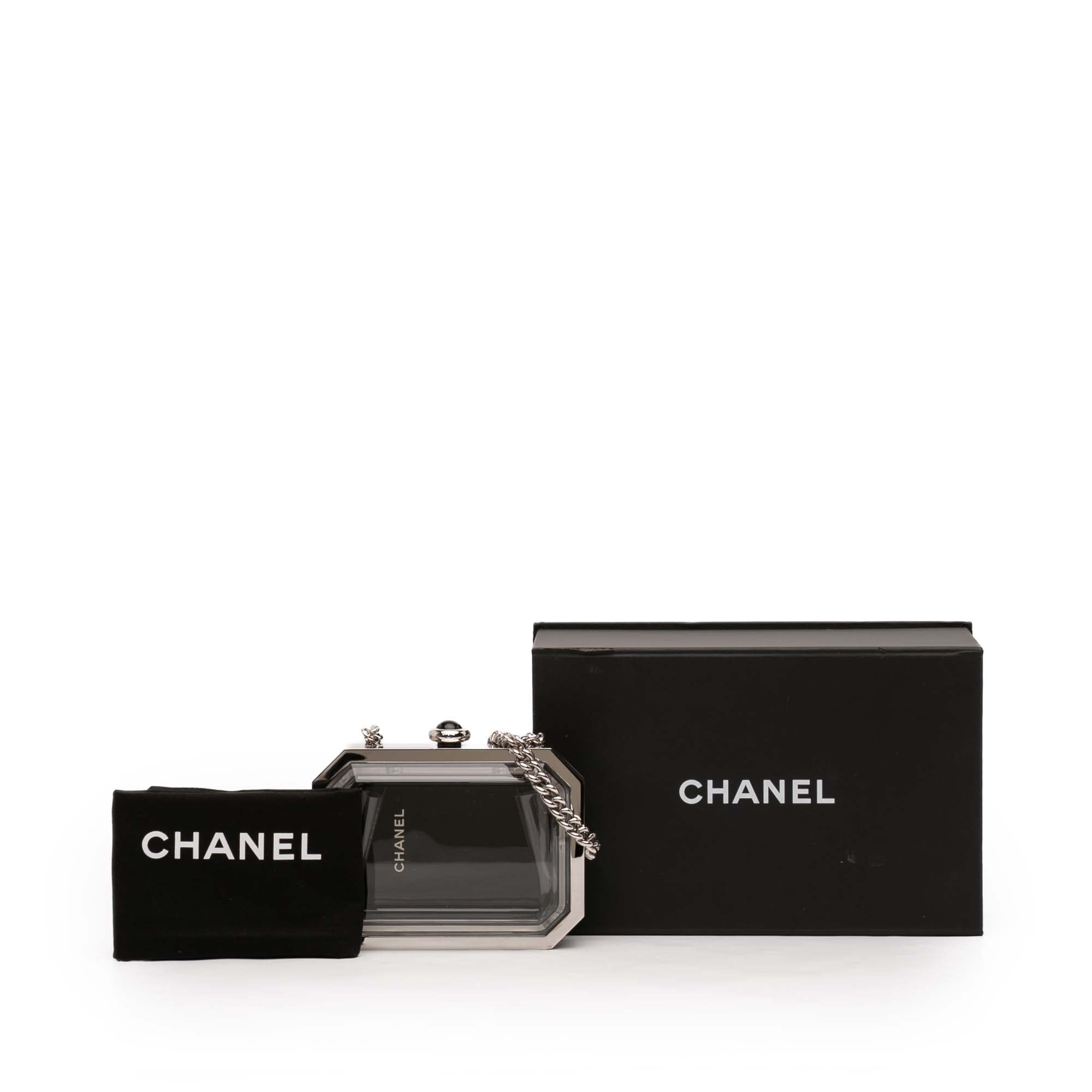 Chanel Metal Acrylic Premiere Minaudiere on Chain - image 11