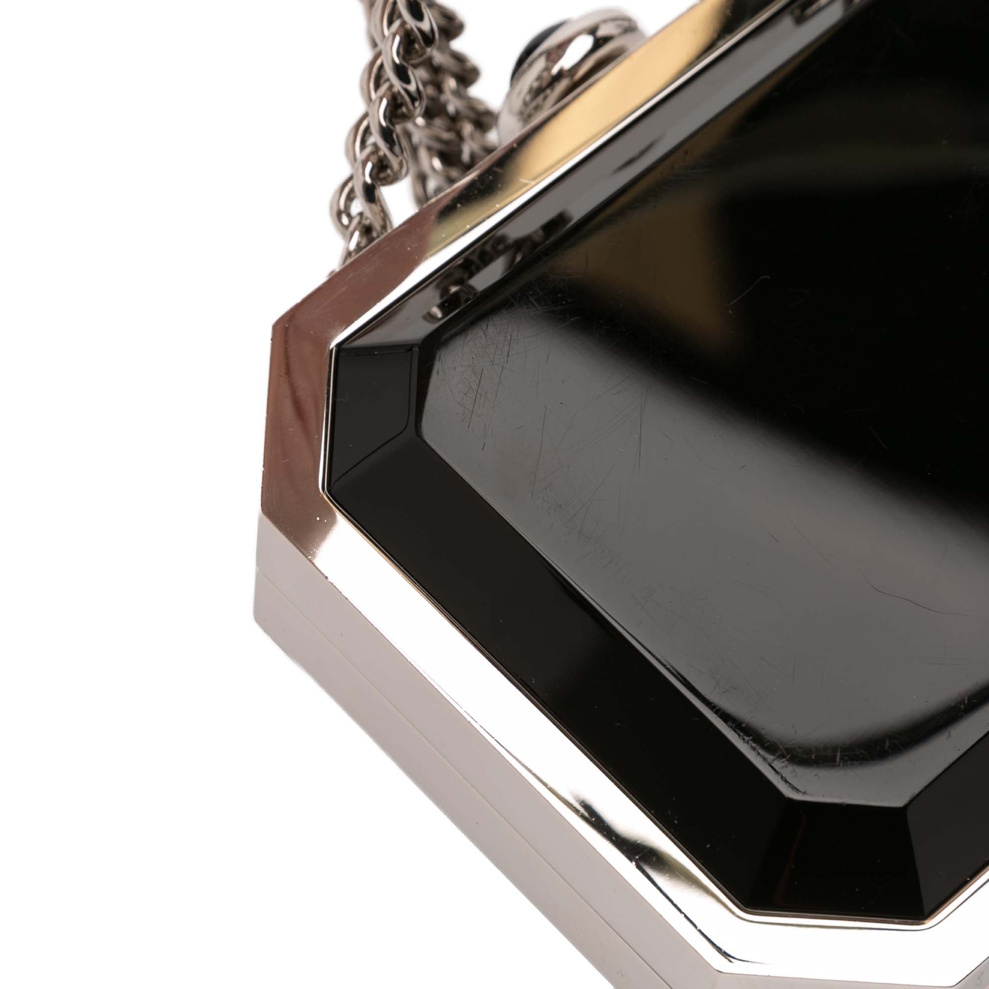 Chanel Metal Acrylic Premiere Minaudiere on Chain - image 8
