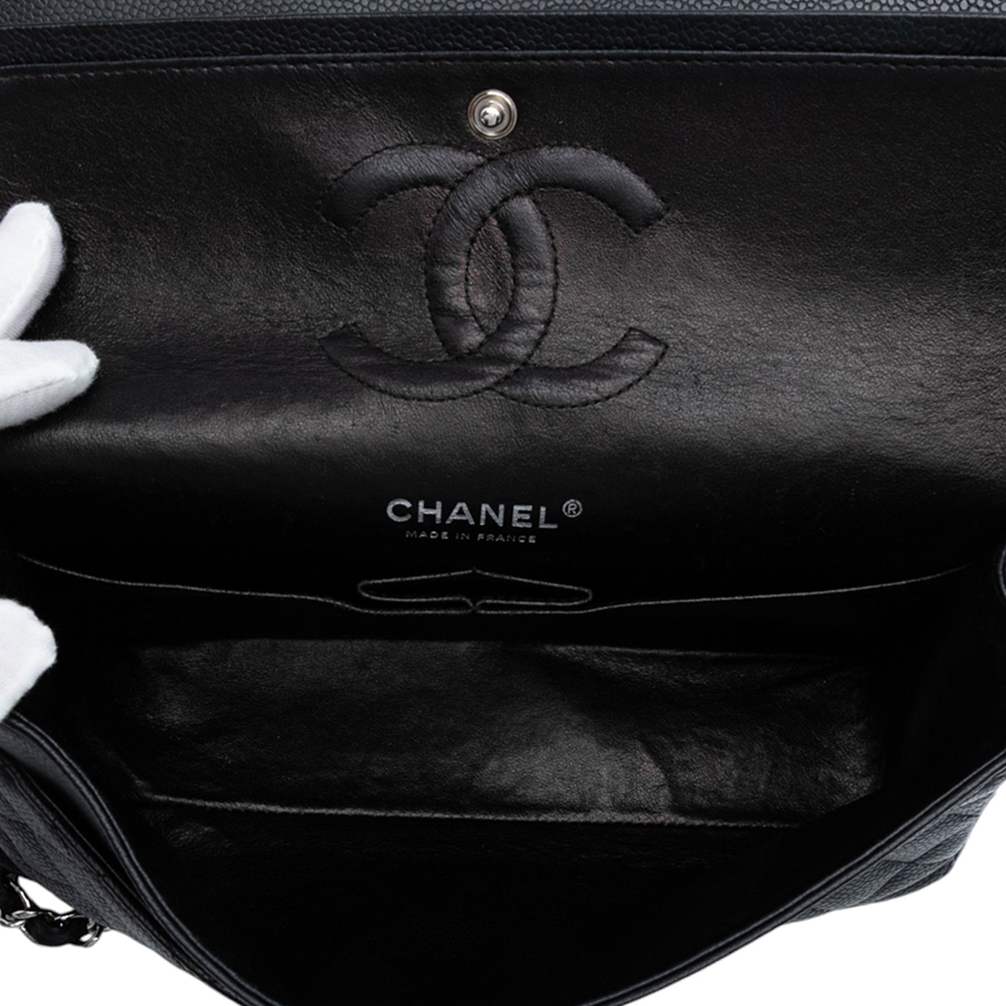 Chanel Medium Classic Caviar Double Flap - image 4