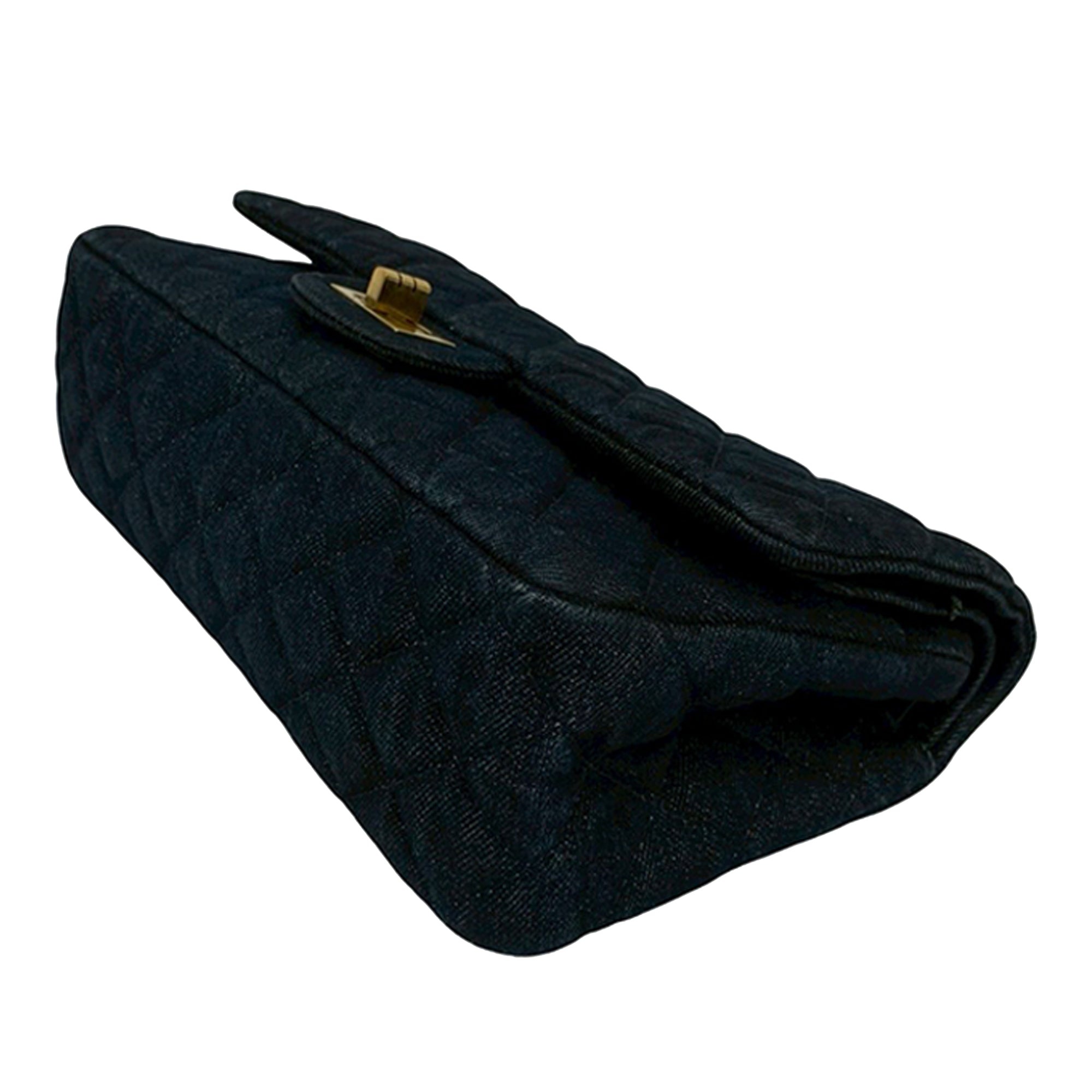 Chanel Quilted Denim Reissue 2.55 Double Flap 226 - image 2