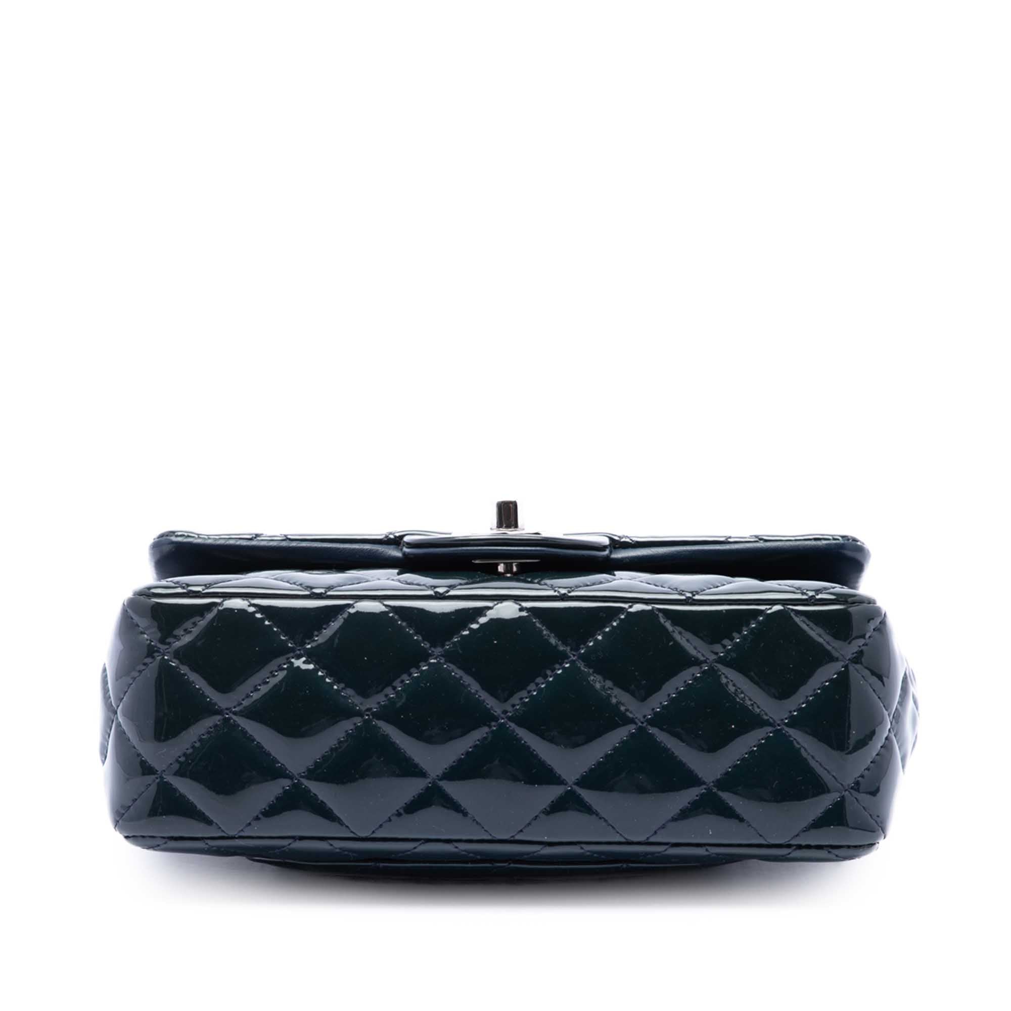 Chanel Mini Rectangular Classic Patent Single Flap - image 3