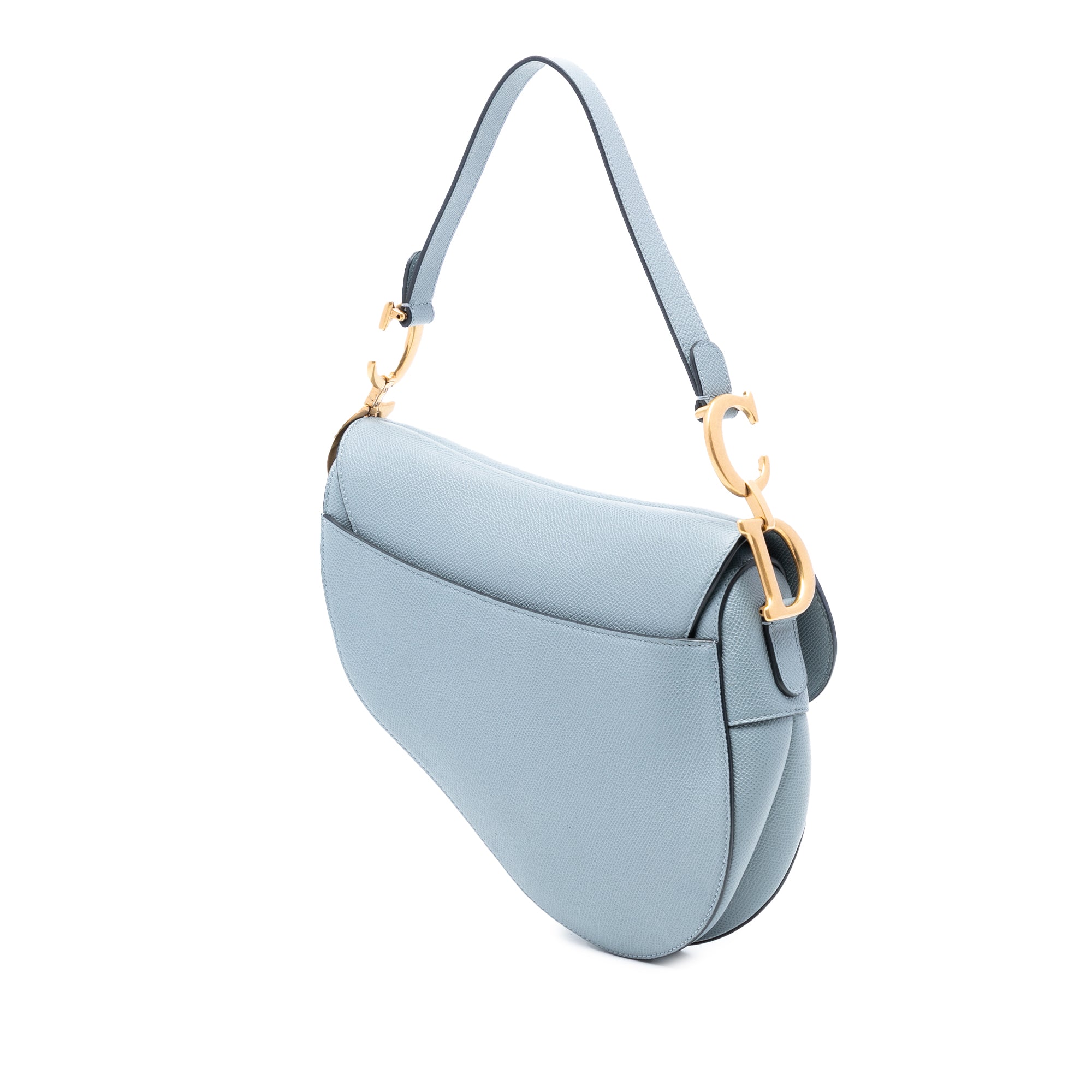 Dior Grained Calfskin Saddle Bag - image 2