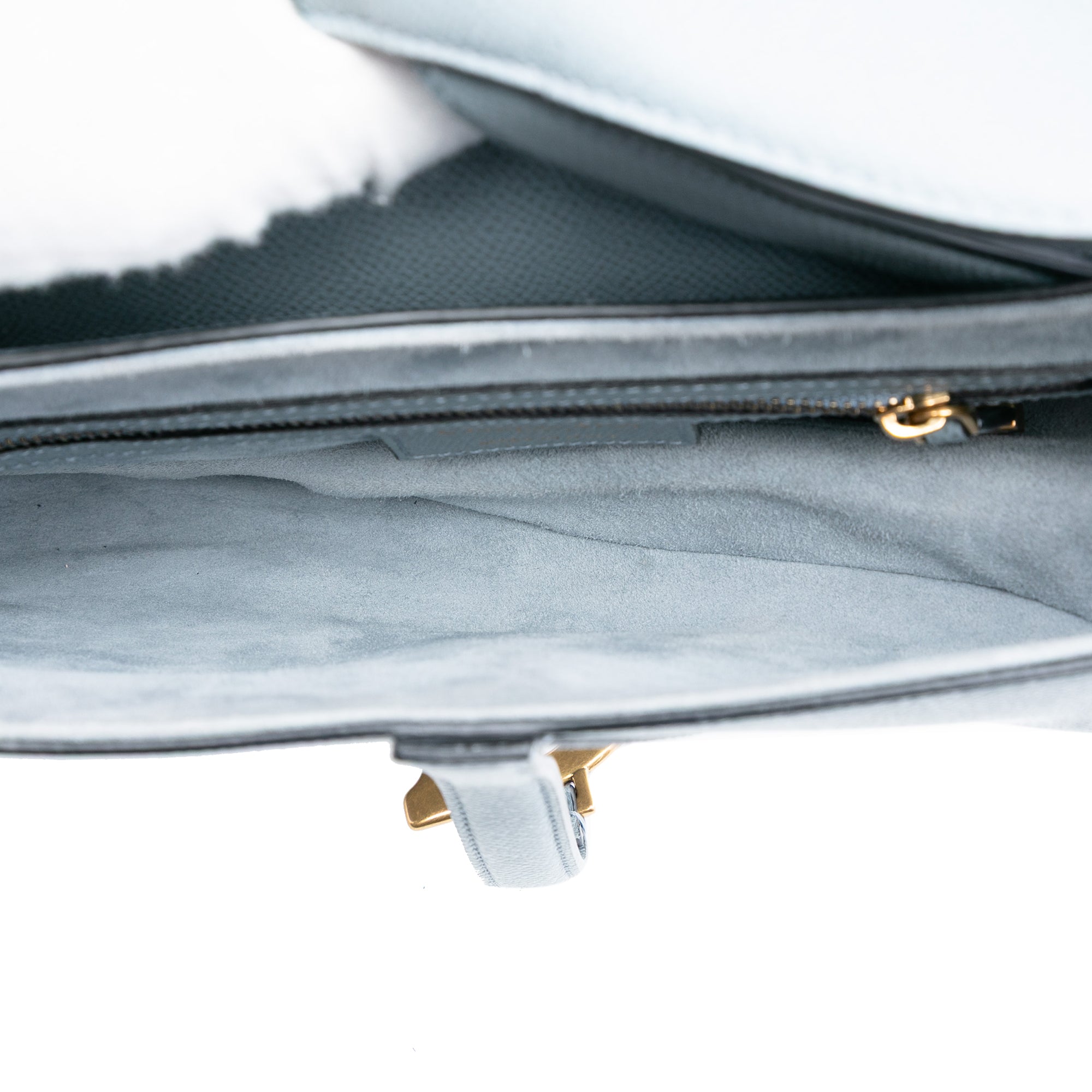 Dior Grained Calfskin Saddle Bag - image 4