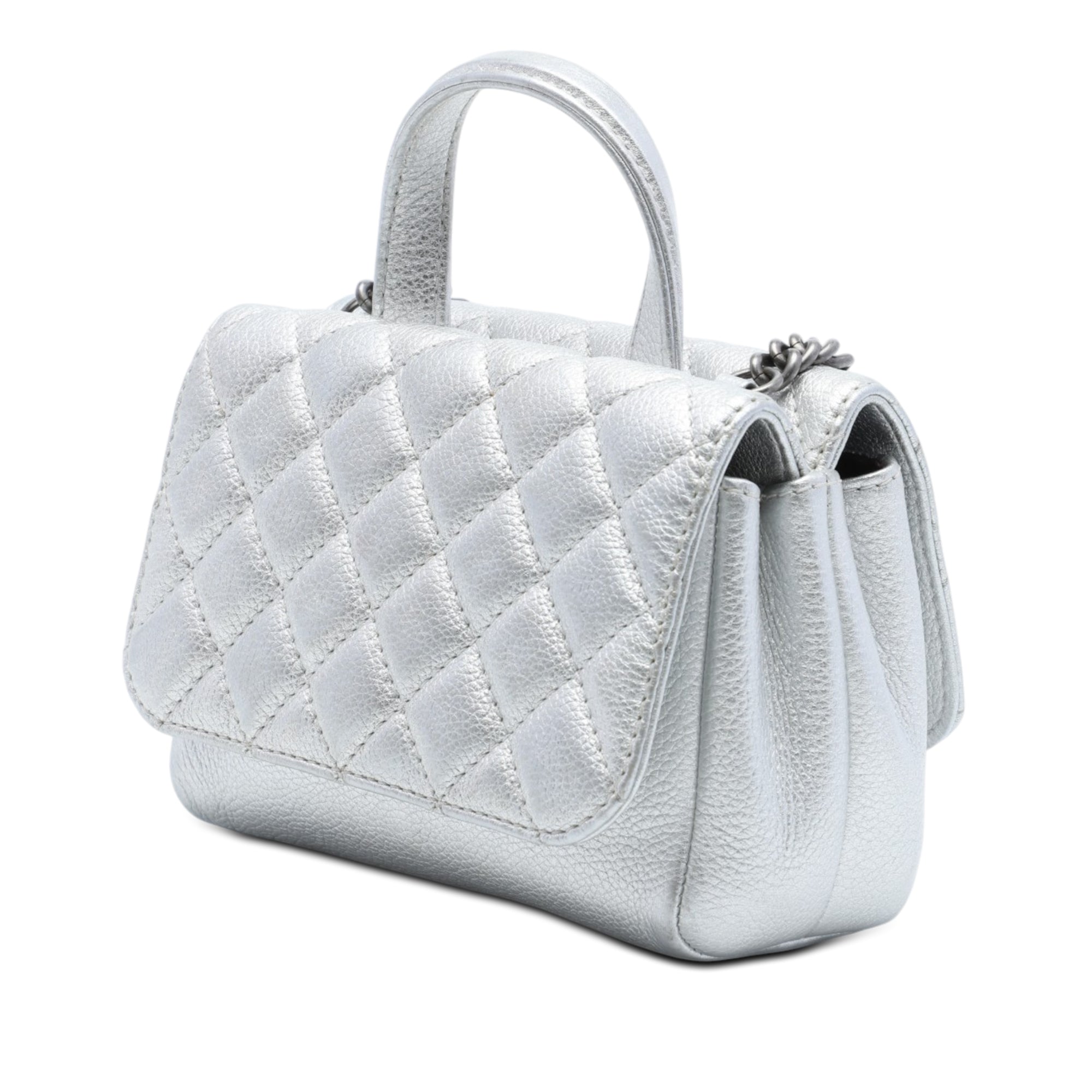 Chanel Metallic Grained Calfskin Pilot Essentials Double Sided Flap - image 2