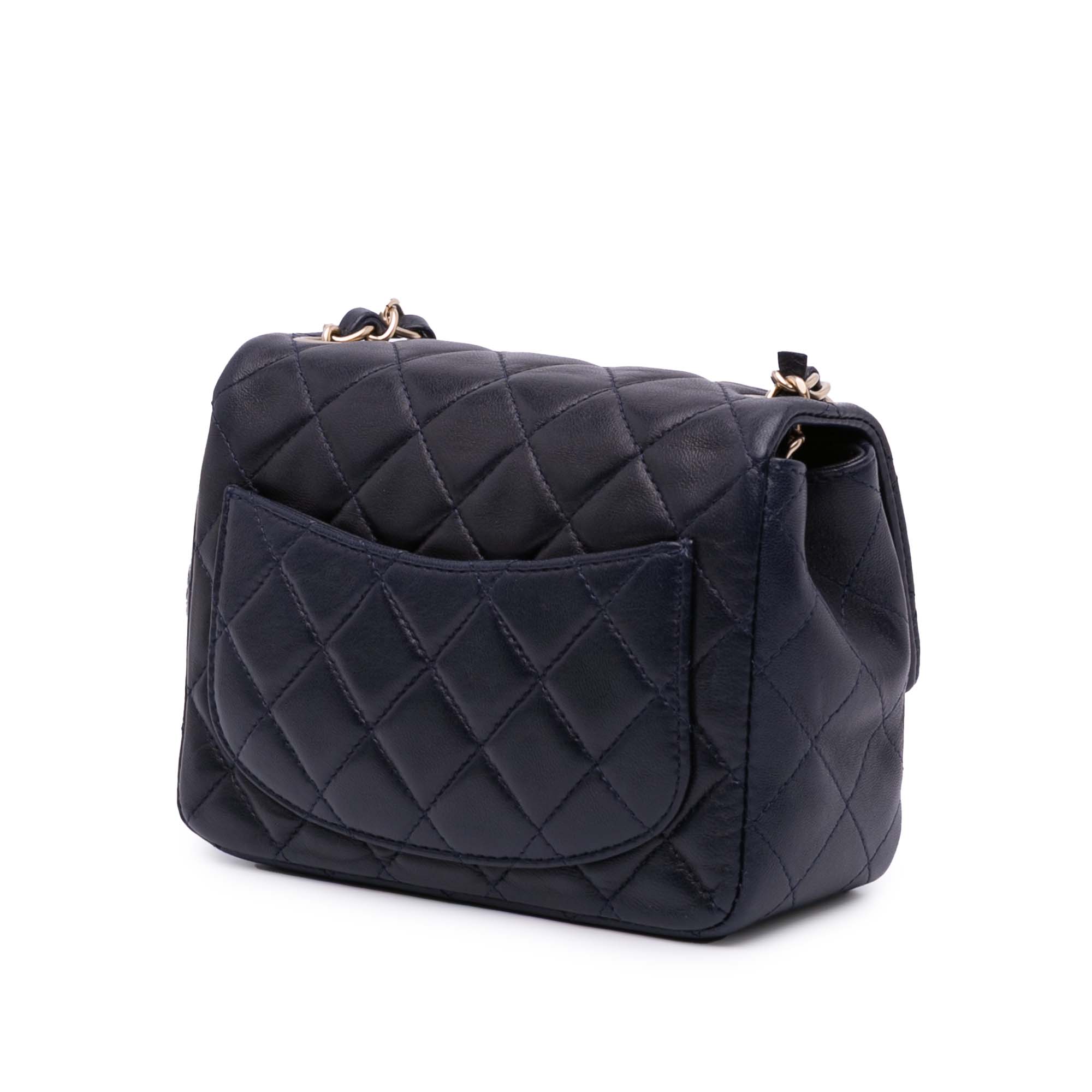 Chanel Mini Square Classic Lambskin Single Flap - image 2
