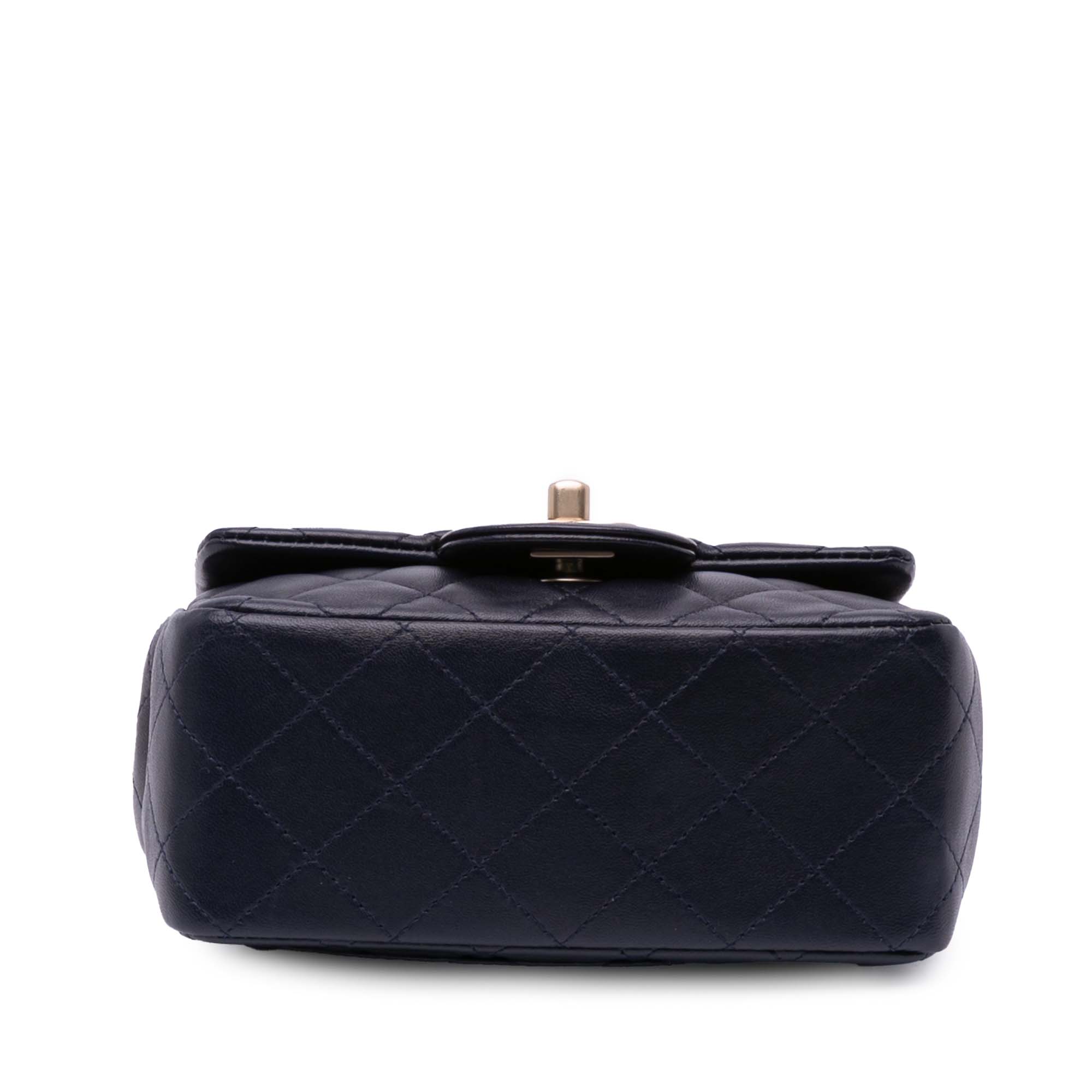 Chanel Mini Square Classic Lambskin Single Flap - image 3