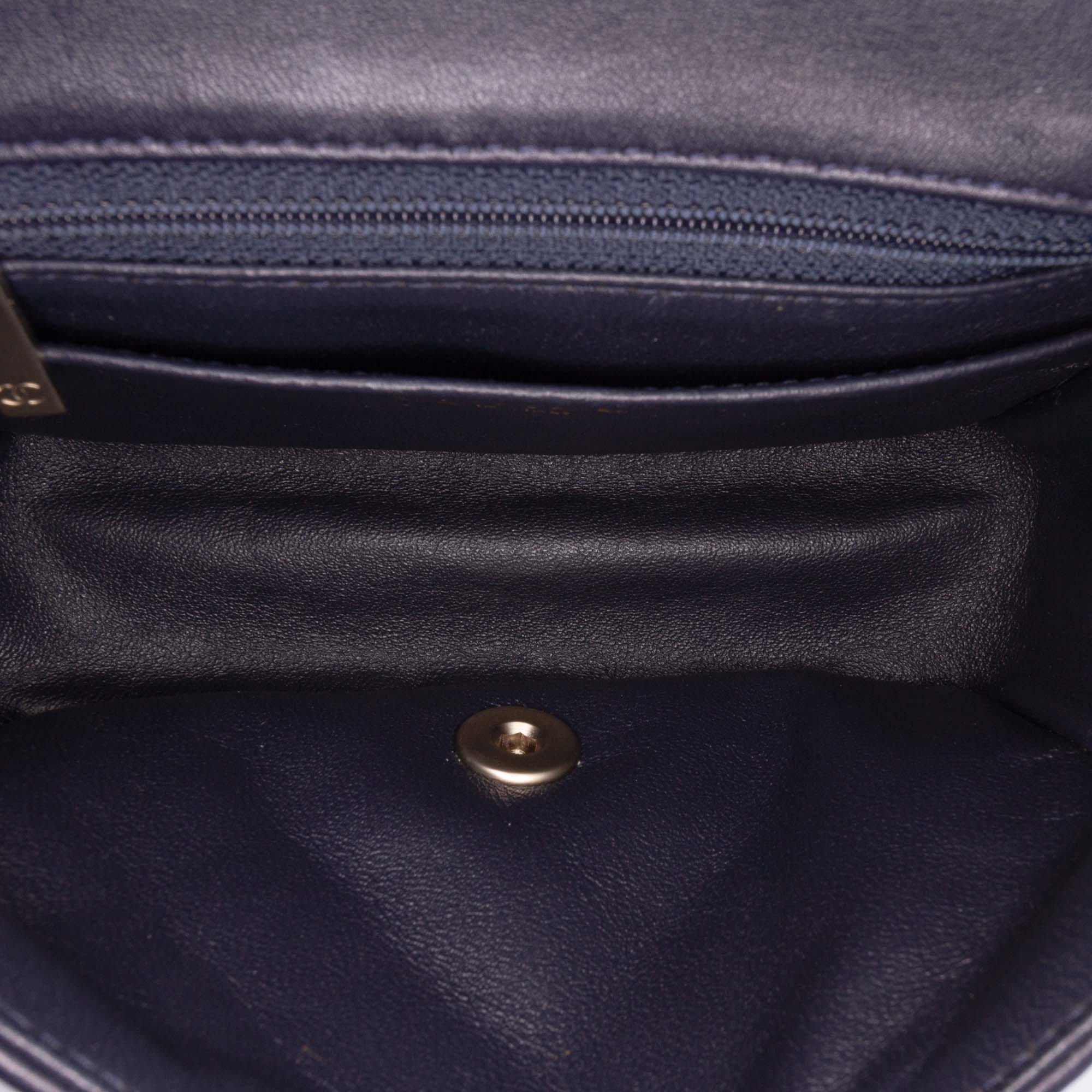 Chanel Mini Square Classic Lambskin Single Flap - image 4