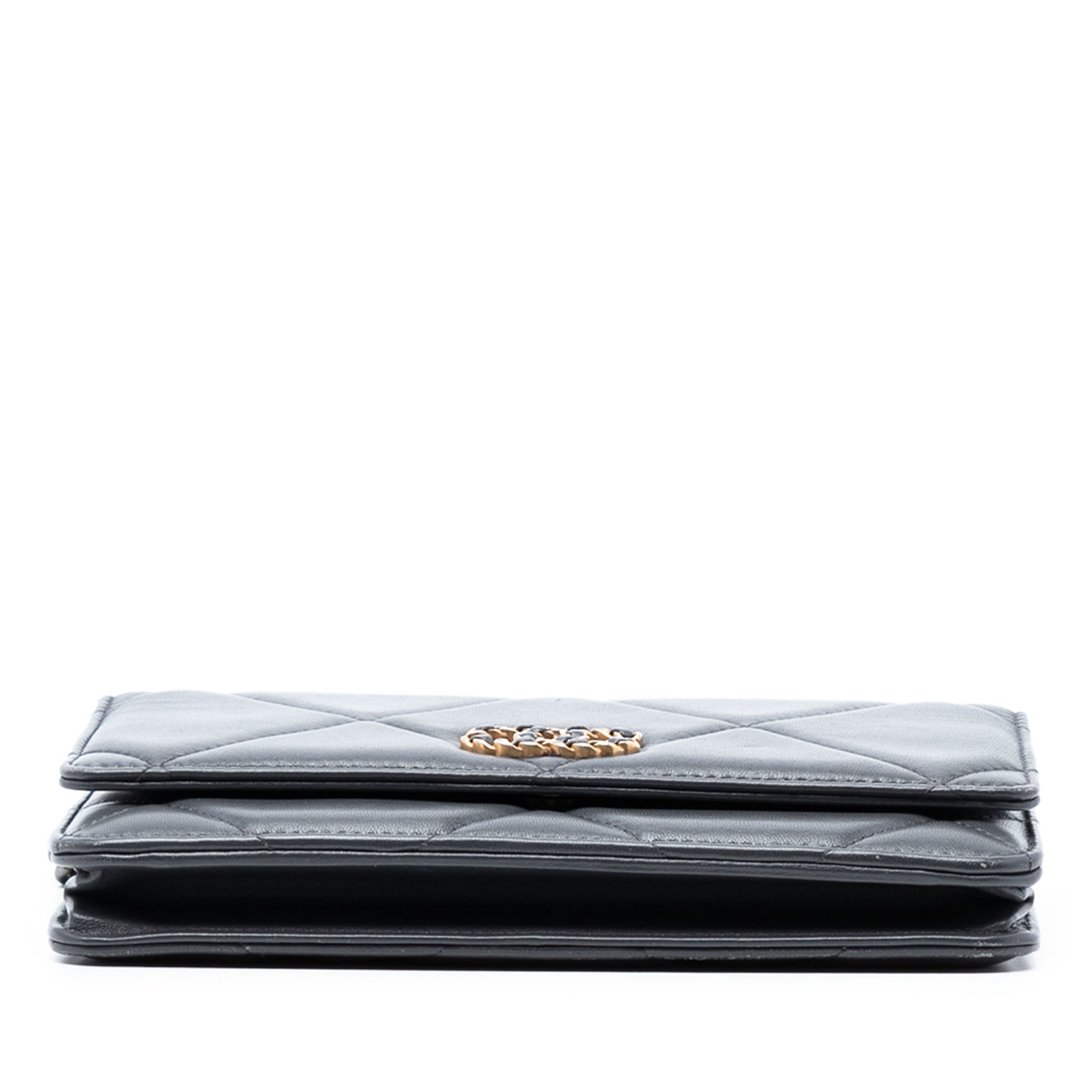 Chanel Quilted Lambskin 19 Wallet on Chain - image 3