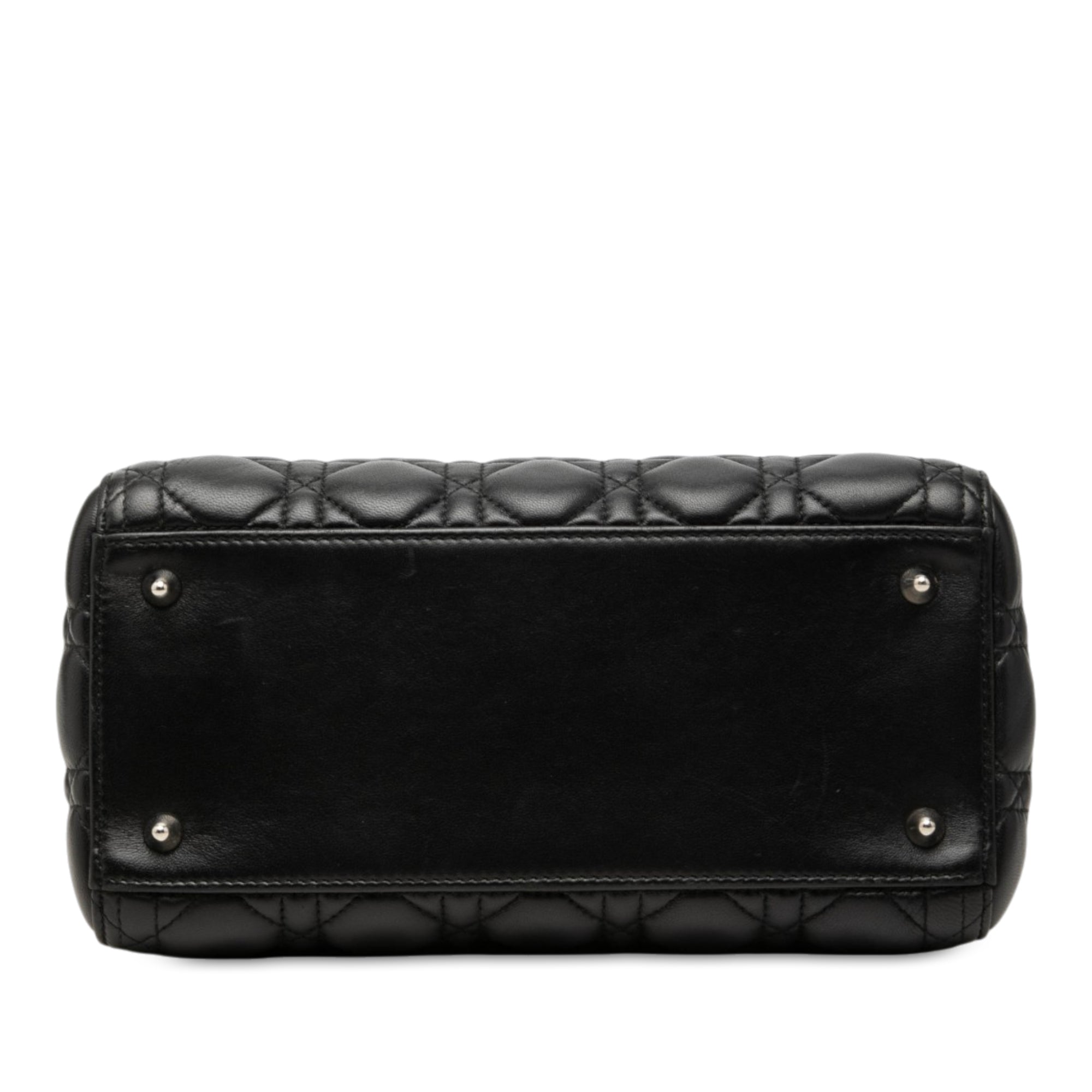 Dior Medium Lambskin Cannage Lady Dior - image 3