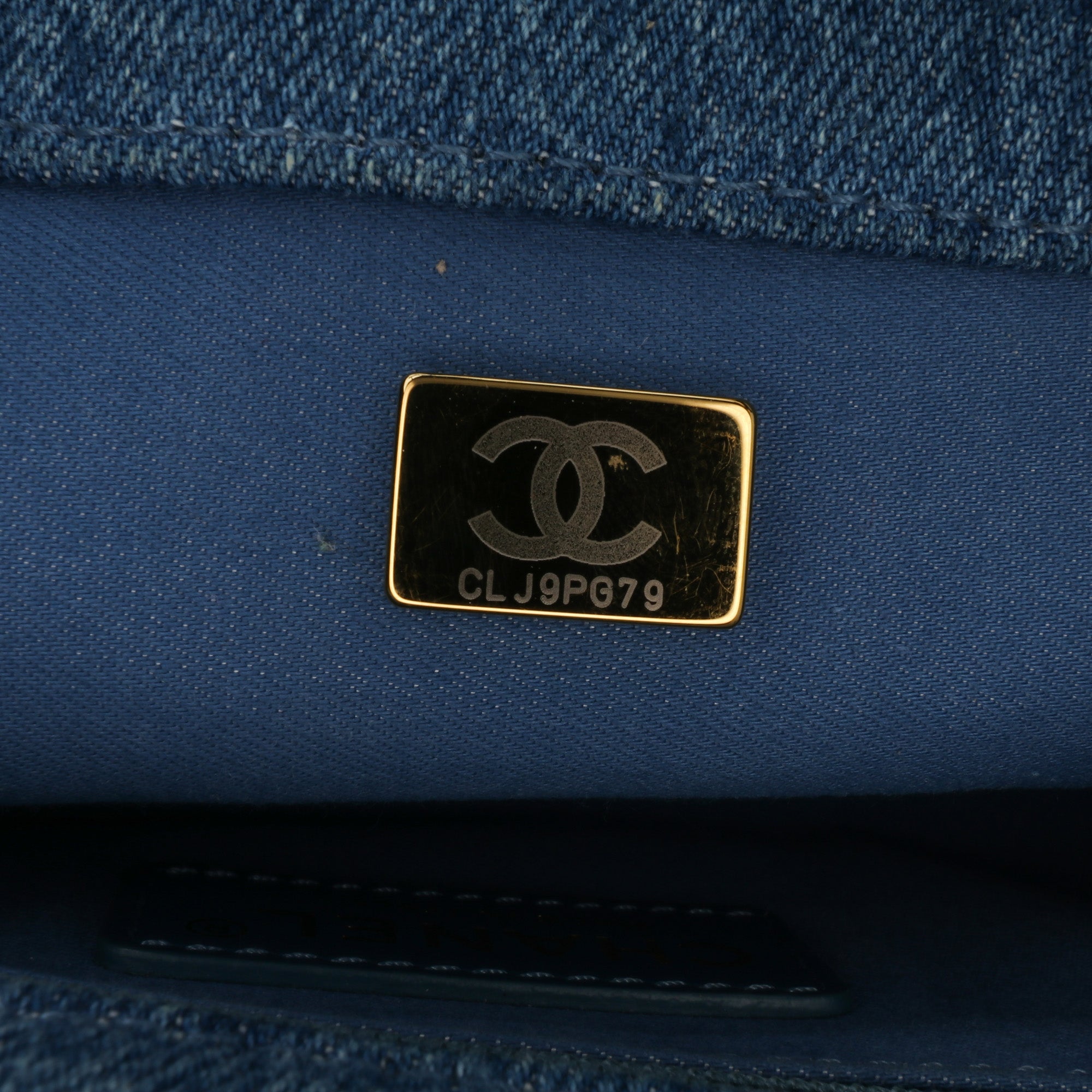 Chanel Mini Rectangular Quilted Denim Mood Flap - image 6