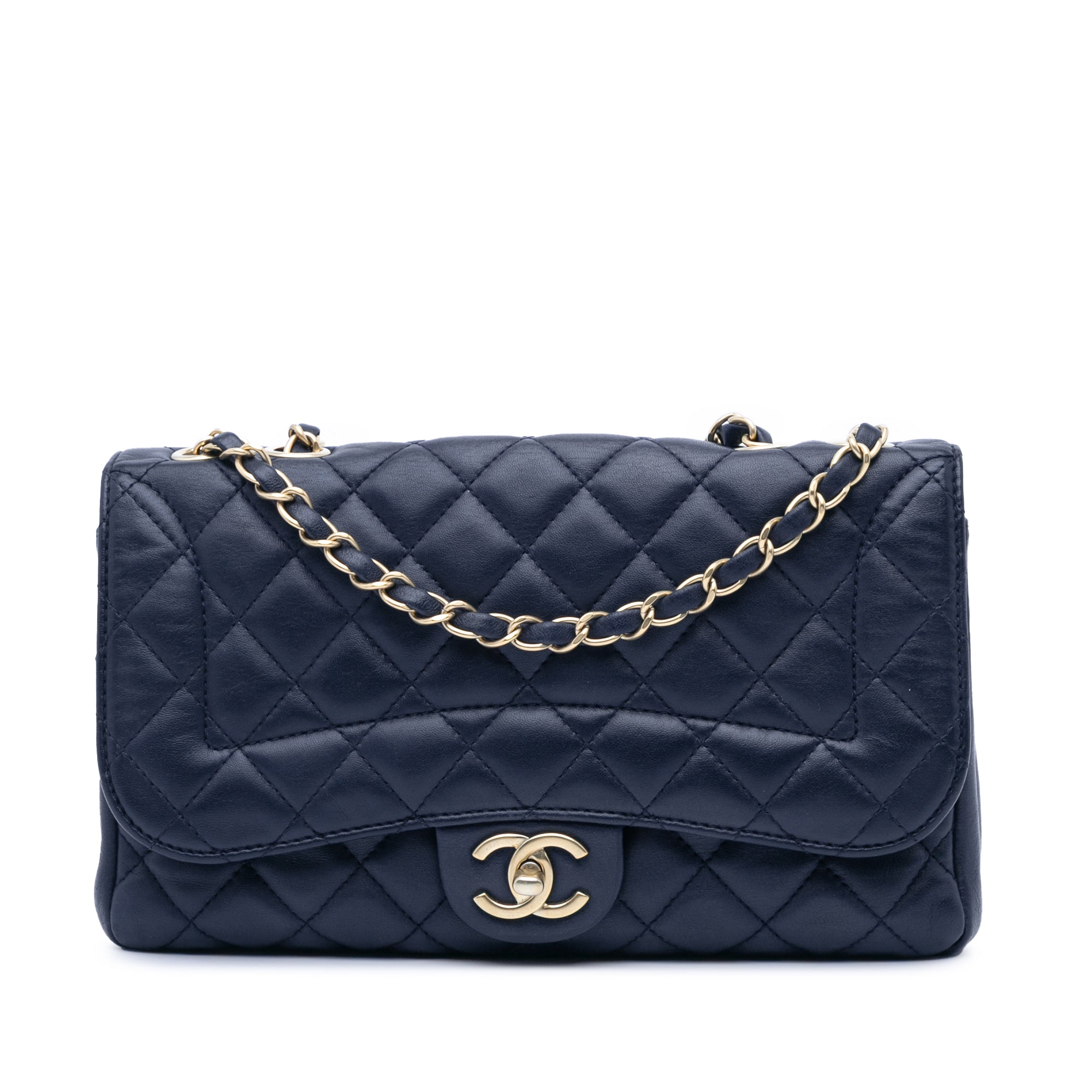 Chanel Medium Quilted Lambskin Mademoiselle Chic Flap - image 1