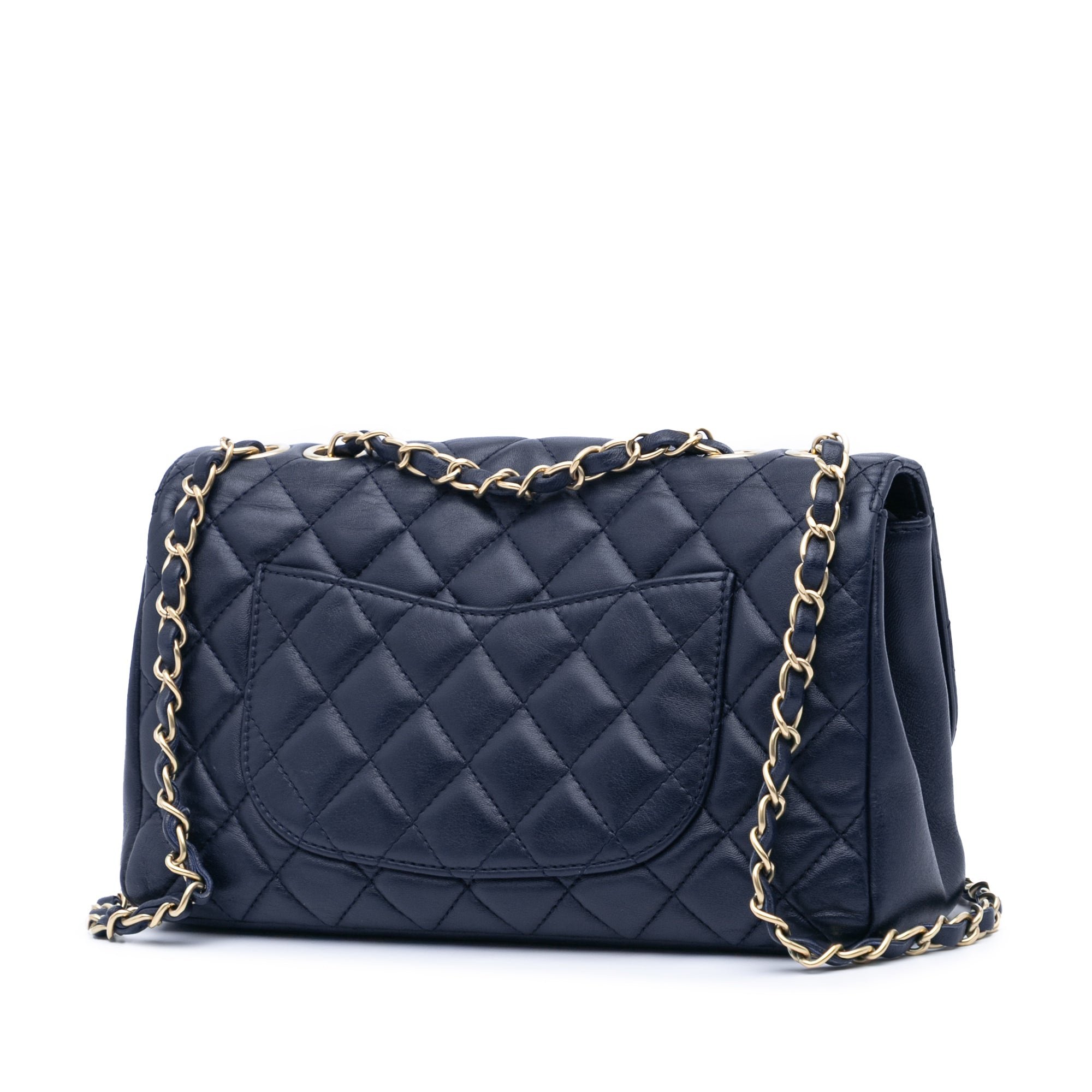 Chanel Medium Quilted Lambskin Mademoiselle Chic Flap - image 2