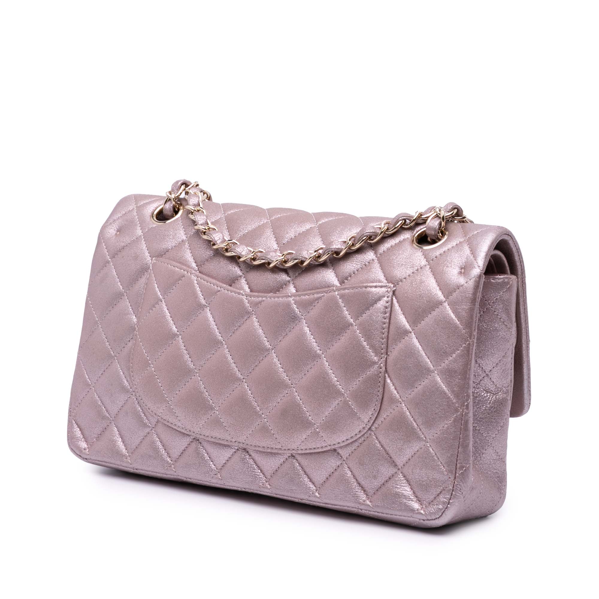 Chanel Medium Classic Iridescent Calfskin Double Flap - image 2