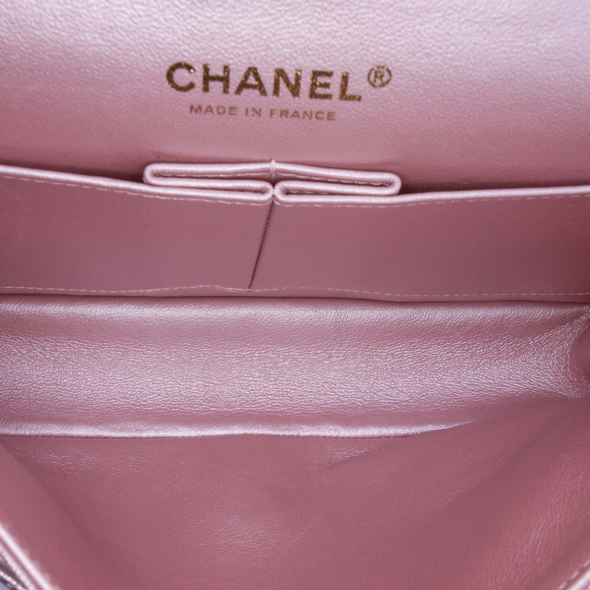 Chanel Medium Classic Iridescent Calfskin Double Flap - image 4